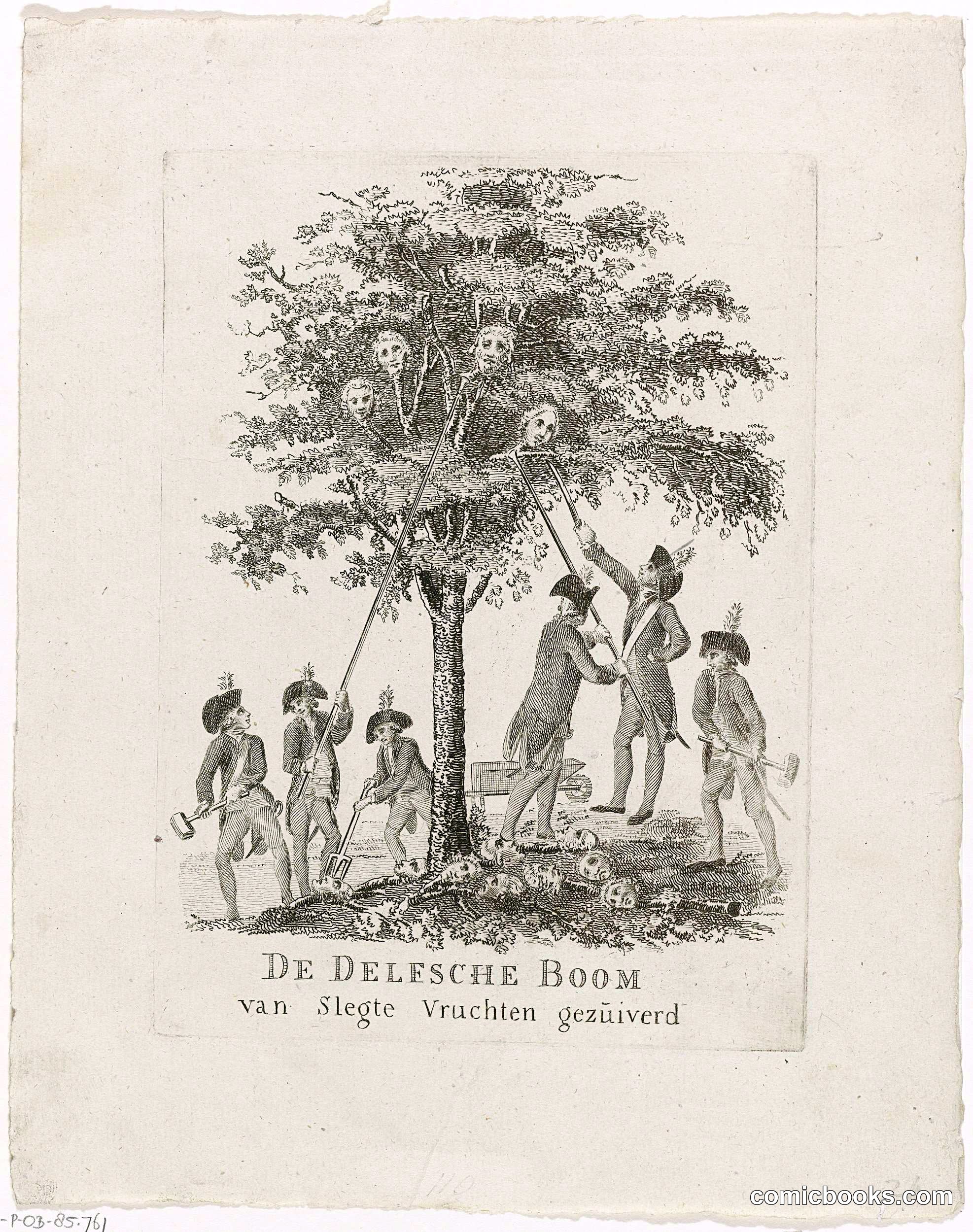 De Delfsche Boom van Slegte Vruchten gezuiverd (The Delft Tree of Bad Fruit Purged)