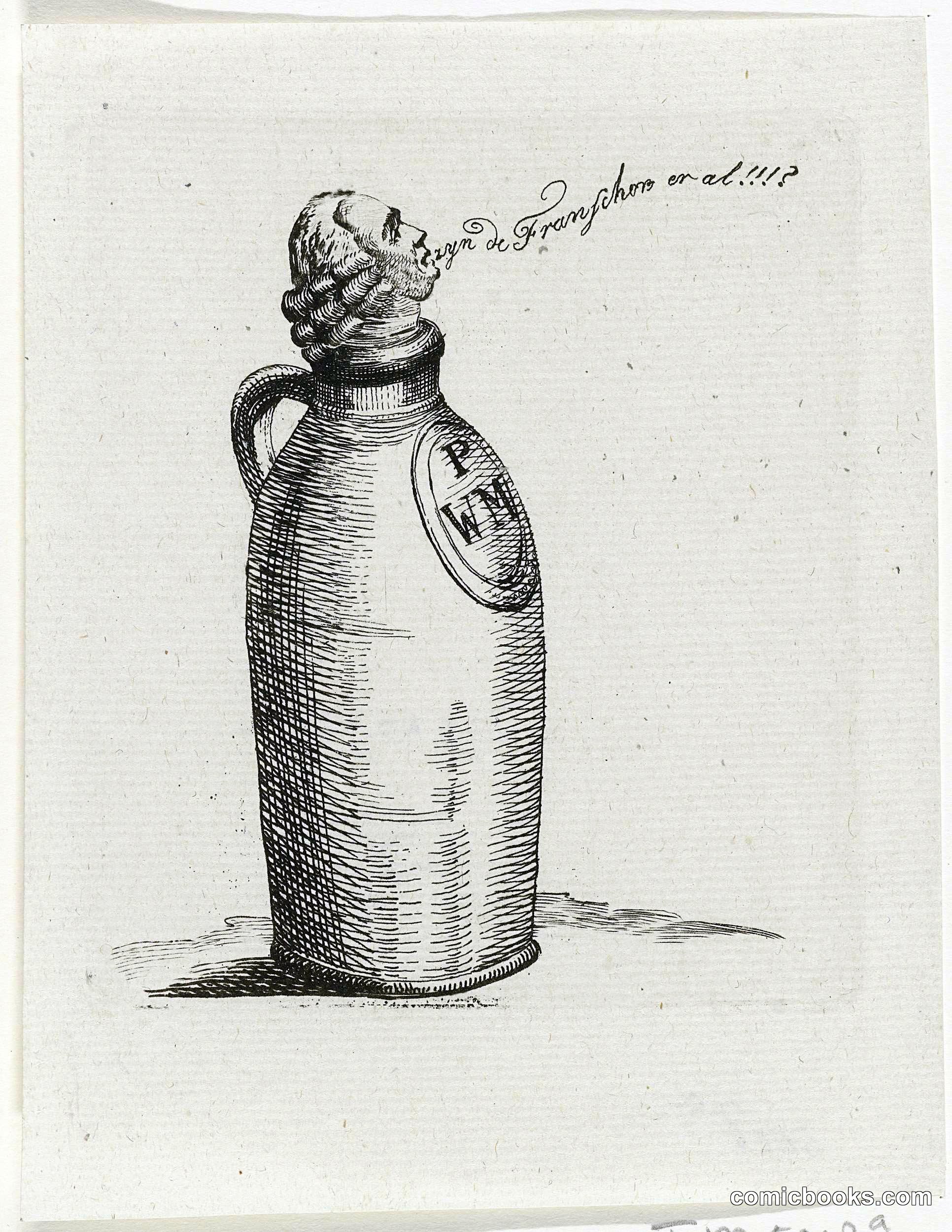 Spotprent op Pieter Witmond