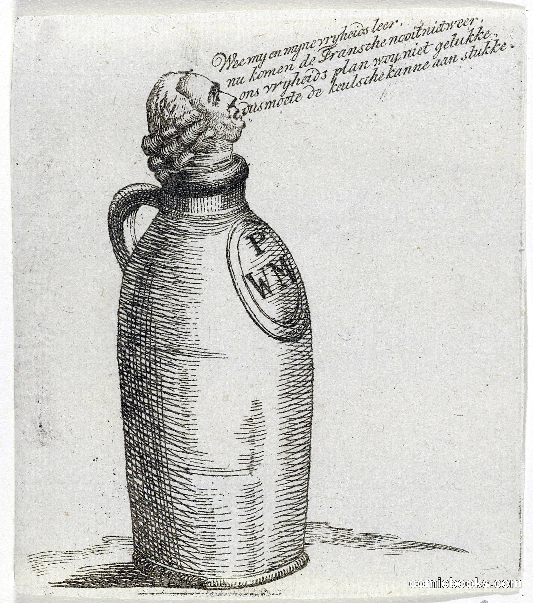 Spotprent op Pieter Witmond