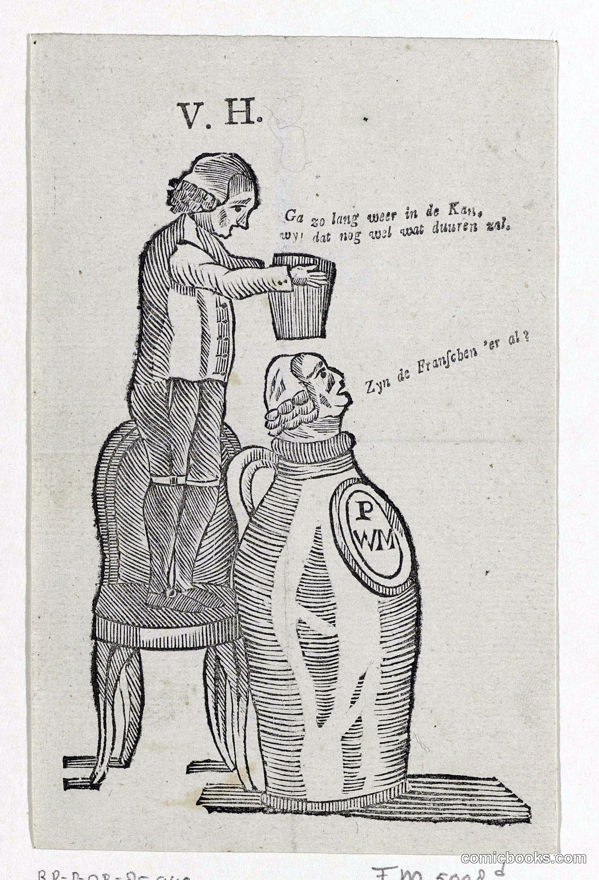 Spotprent op Pieter Witmond