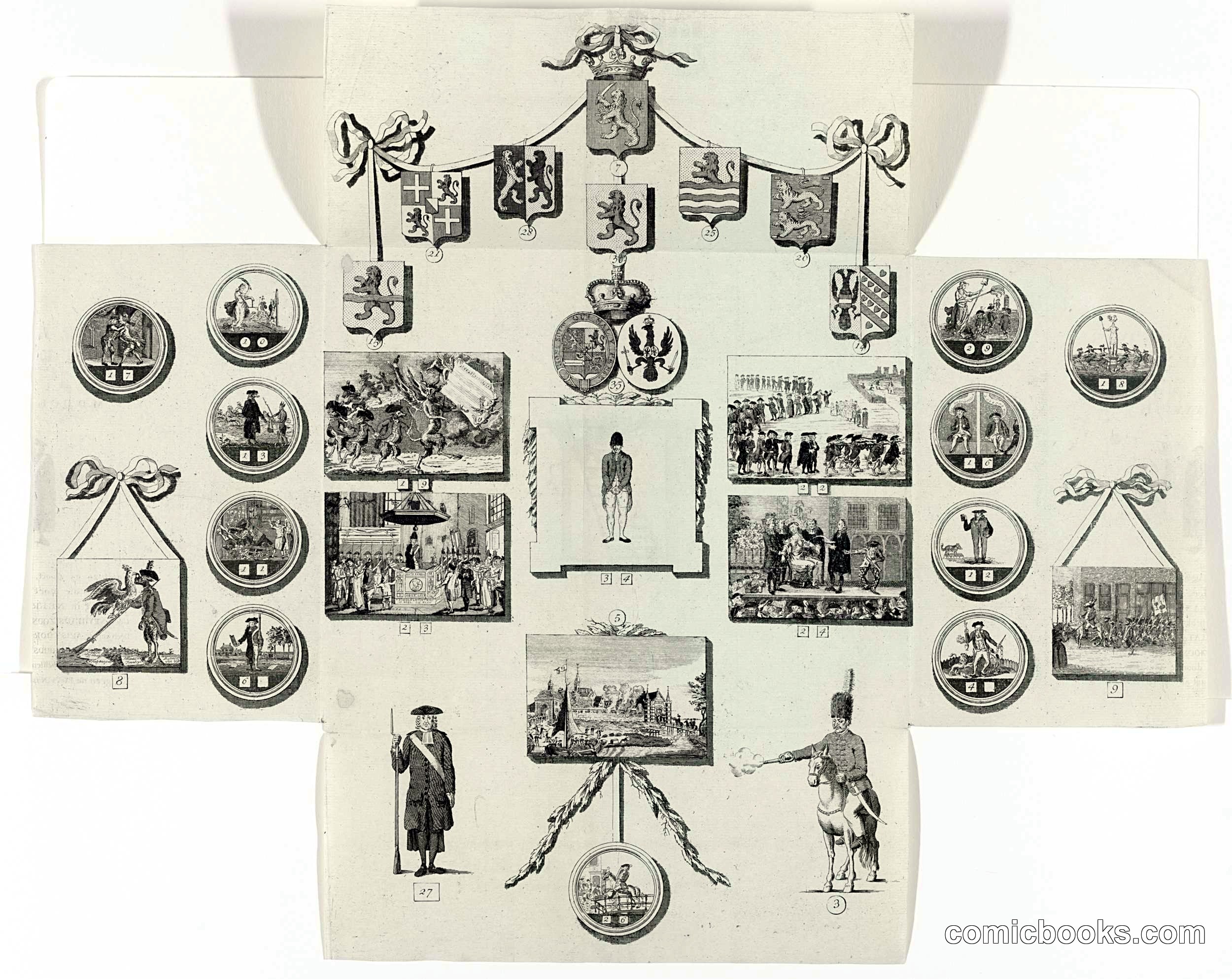 Bordspel over de patriotten [Board Game of the Patriots]