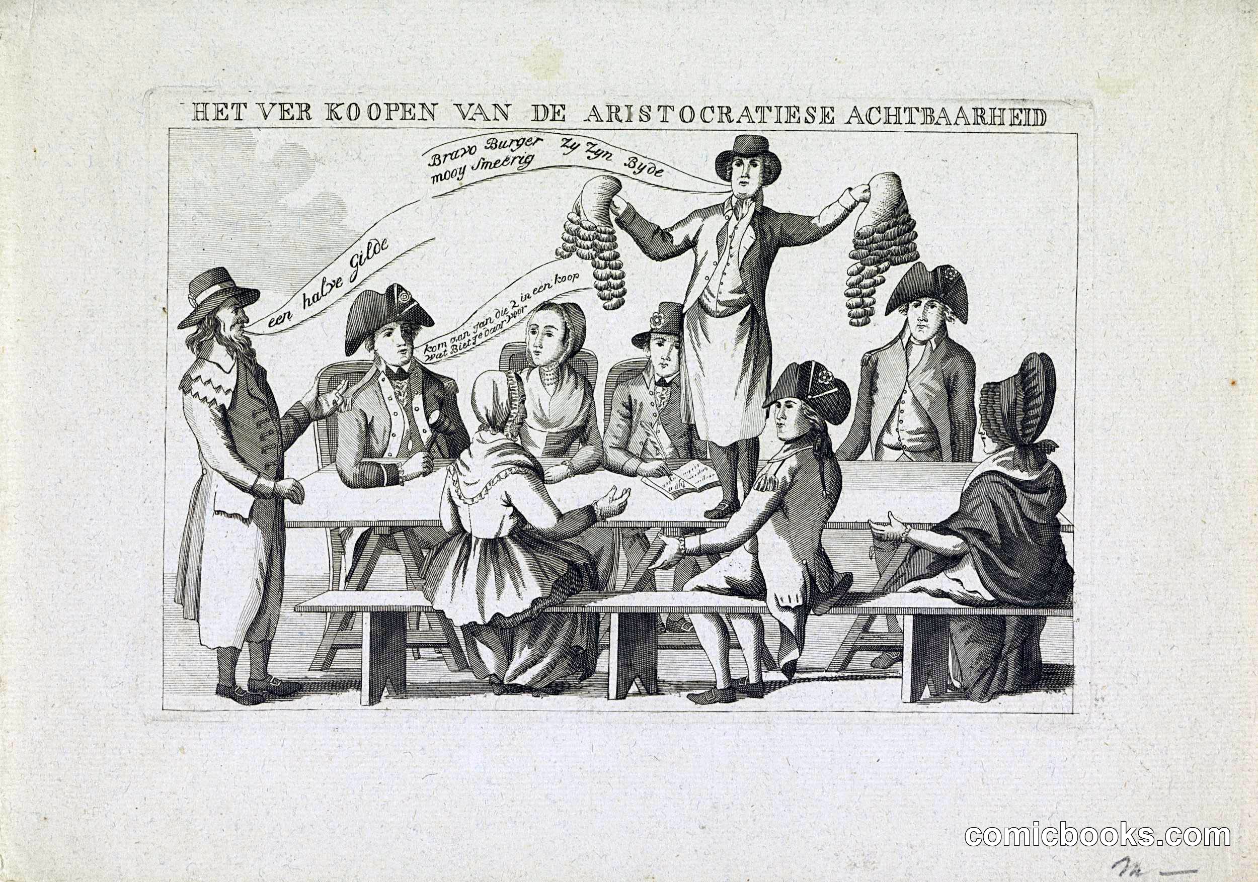 Het Ver Koopen van de Aristocratiëse Achtbaarheid (The Sale of Aristocratic Respectability)