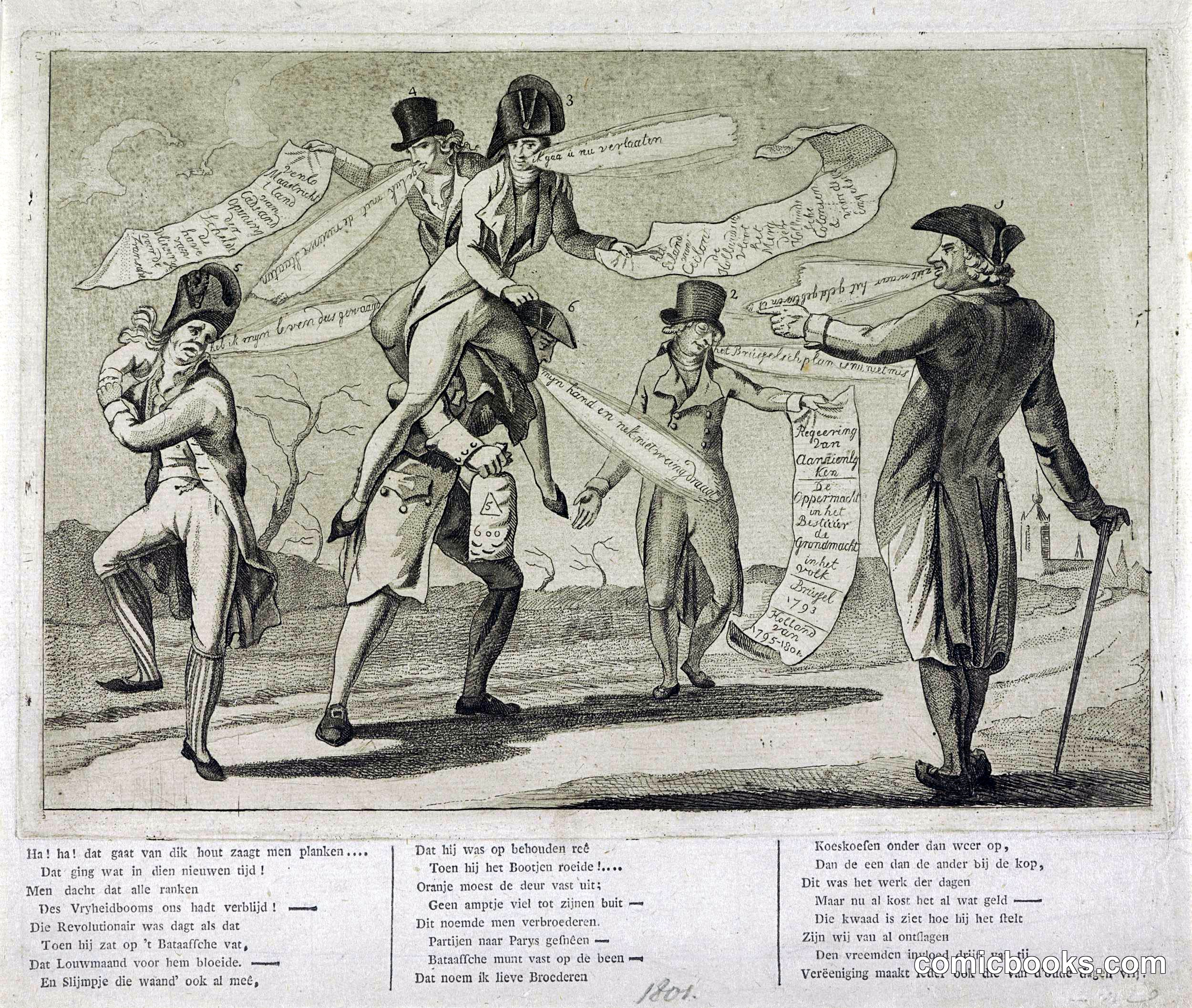 Political Print on the Peace of Lunéville