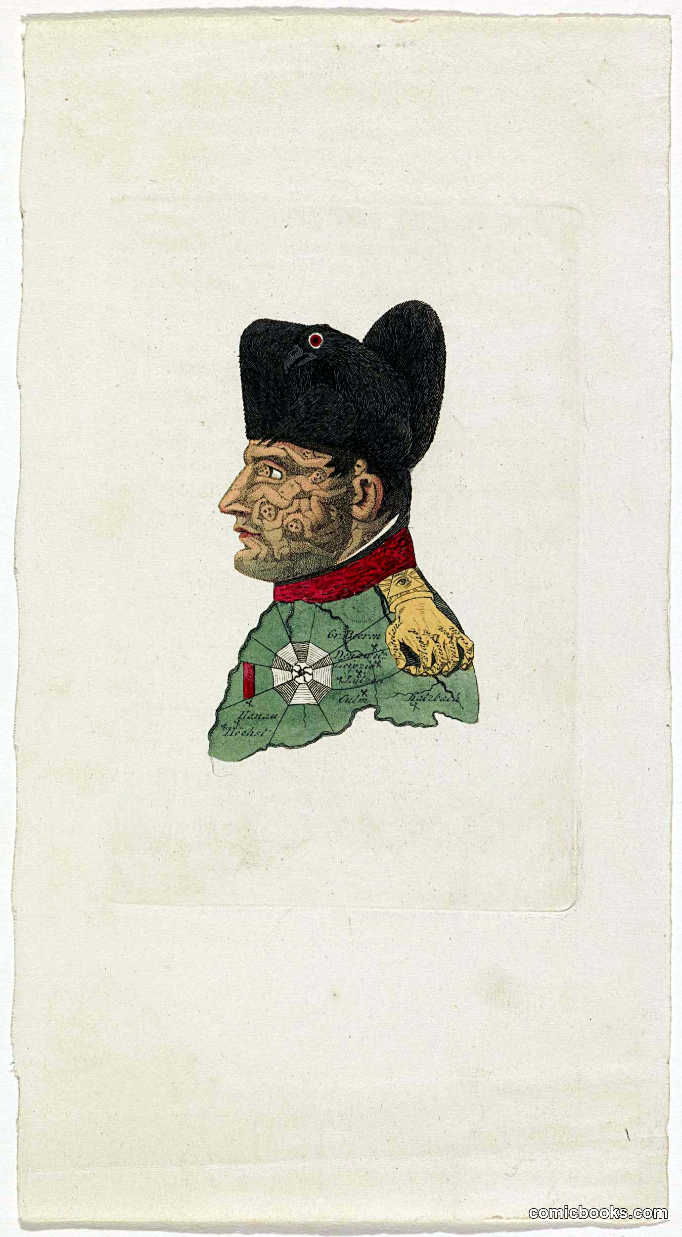 Spotprent op Napoleon (Caricature of Napoleon)