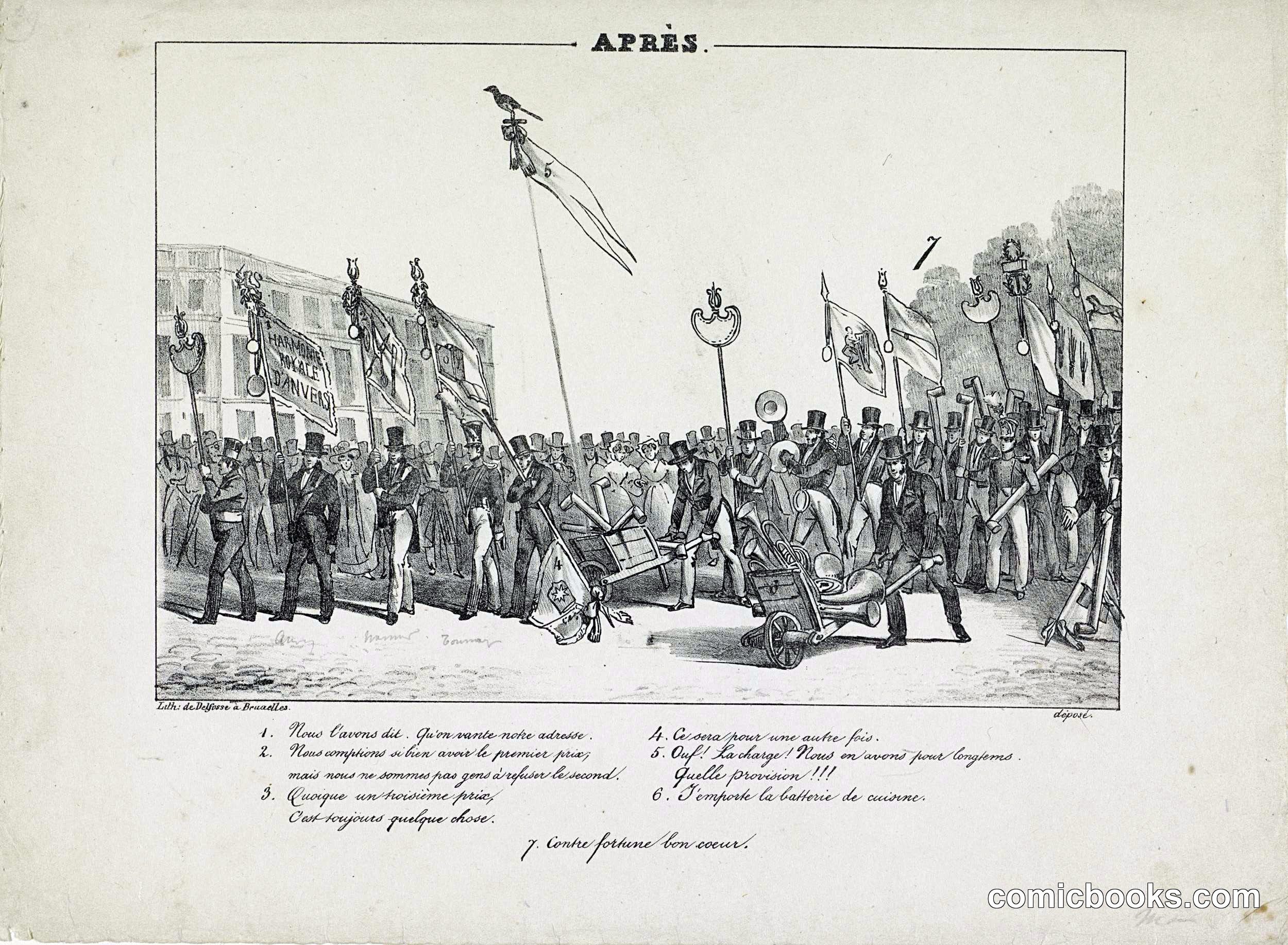 Third Satire on the Music Concert at Brussels, 1830