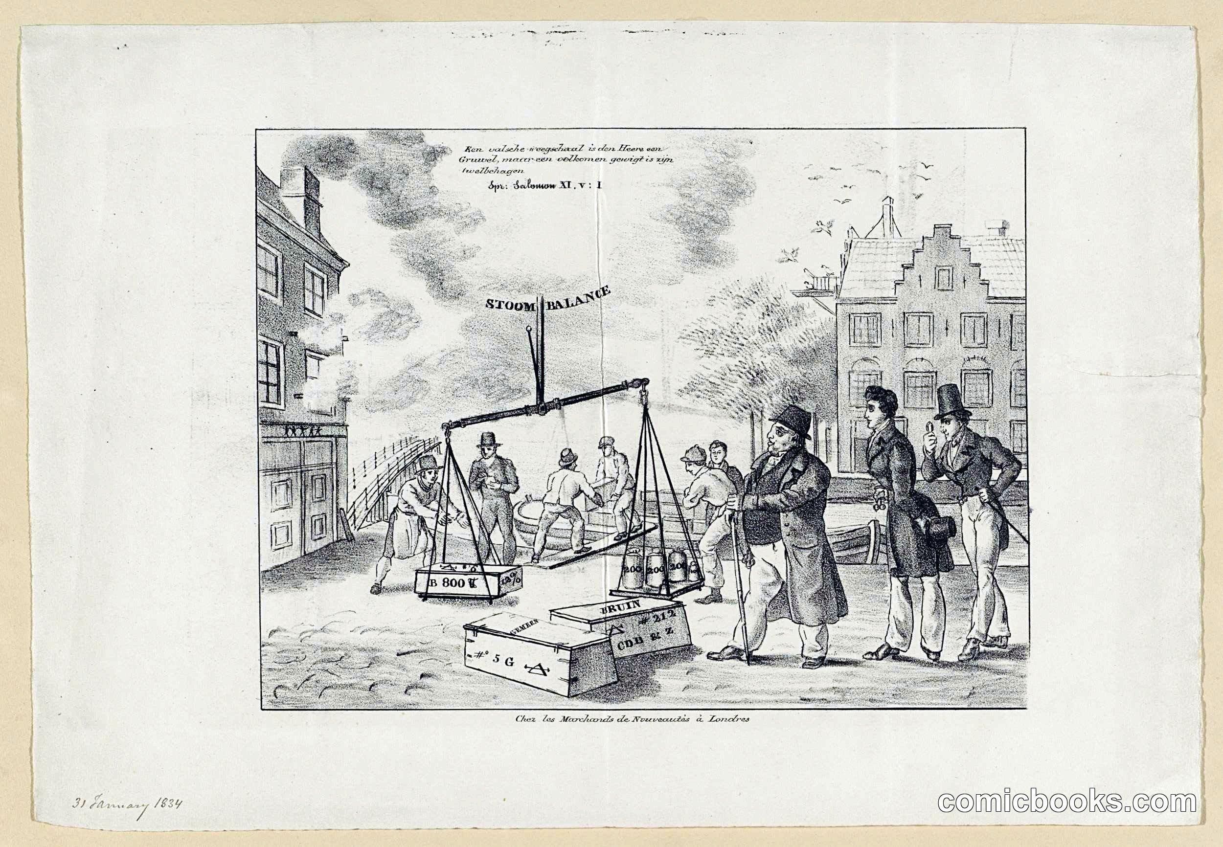 Fraud at the Scales: A Dutch Commercial Satire