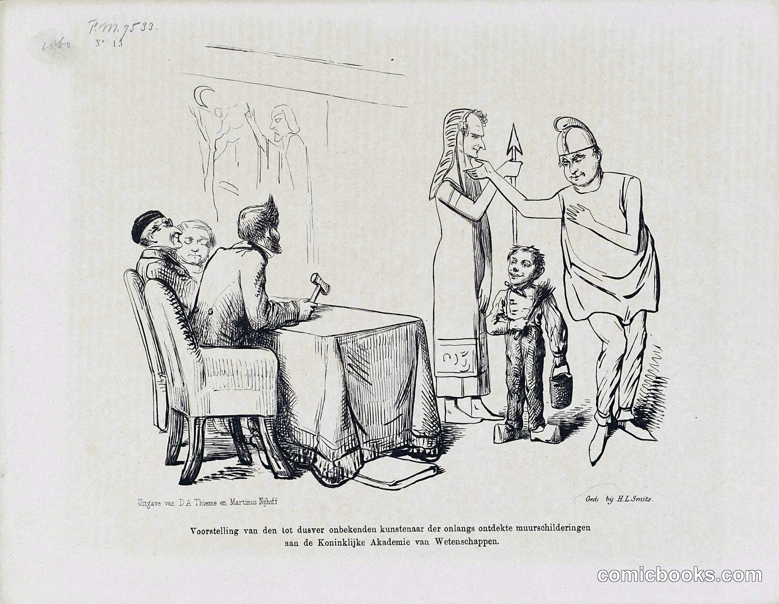 Presentation of Unknown Artworks to the Royal Academy of Sciences