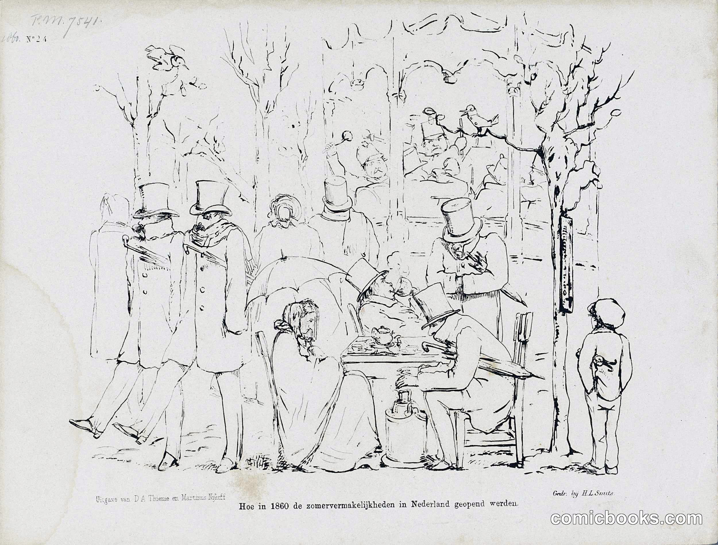 How in 1860 the summer cold was endured in the Netherlands