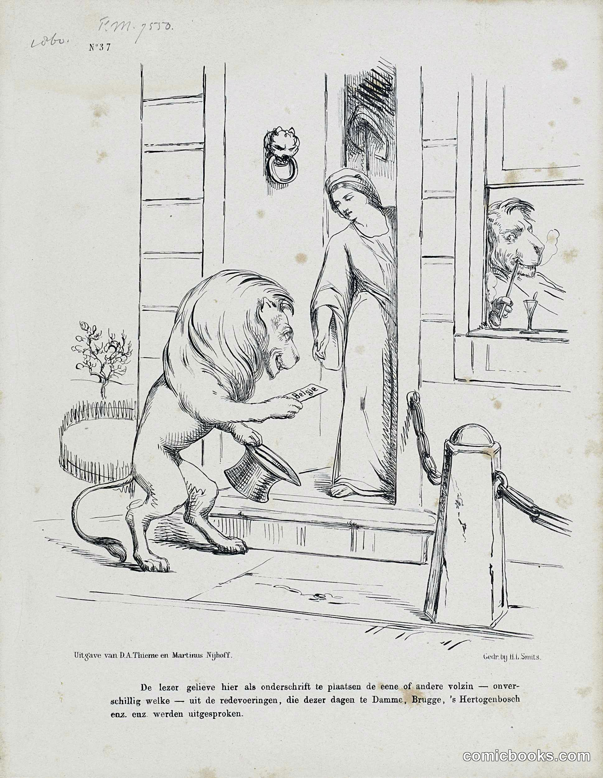 Satire on the Monument Dedication Festivities for Jacob van Maerlant