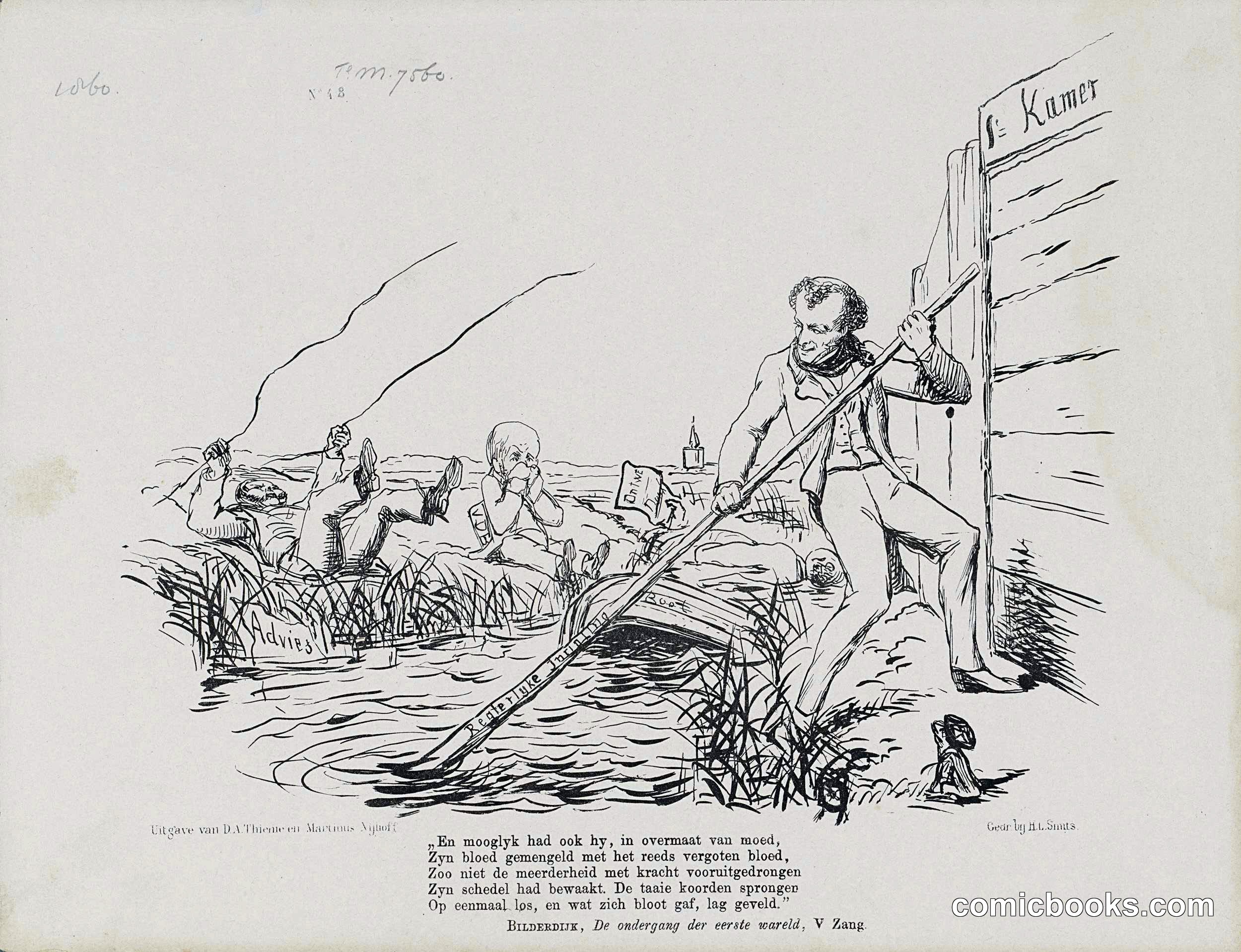 Political Satire on Minister M.H. Godefroi