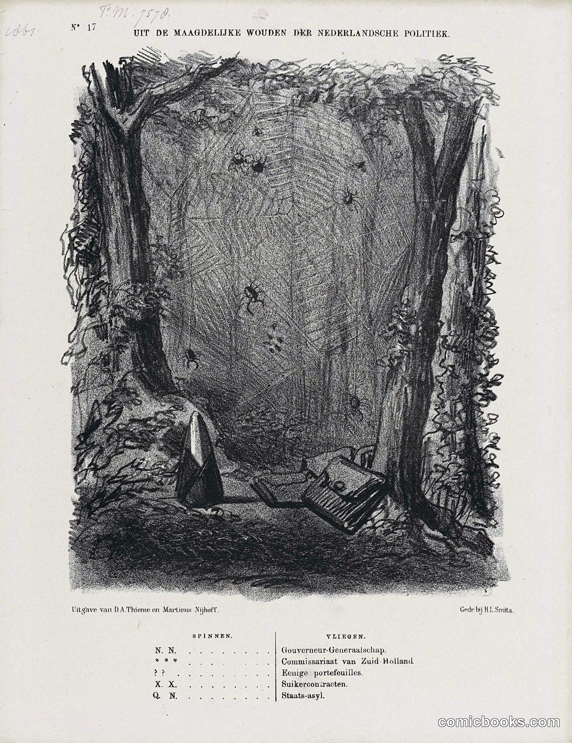 Dutch Political Satire, 1861