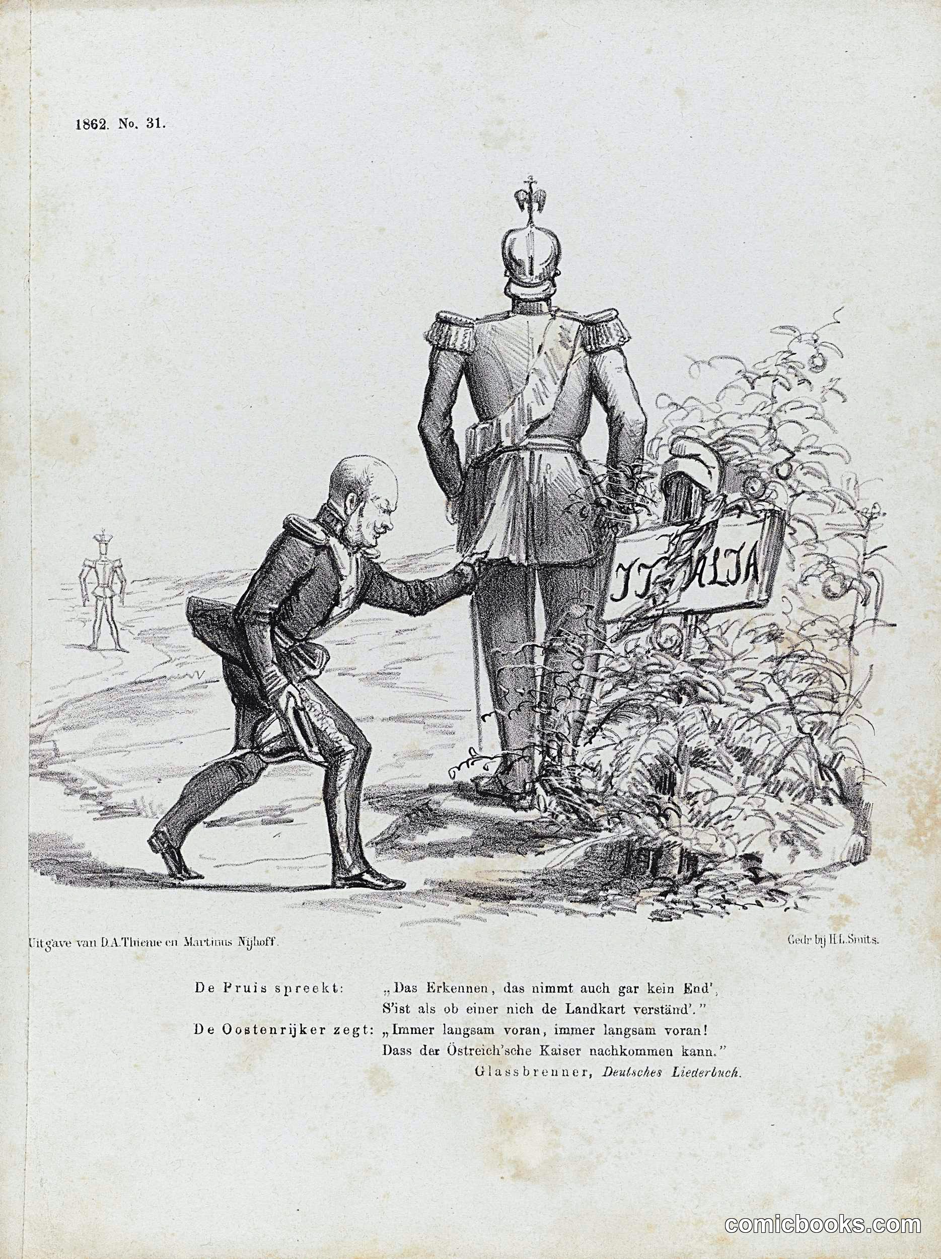 Italian Political Satire, 1862