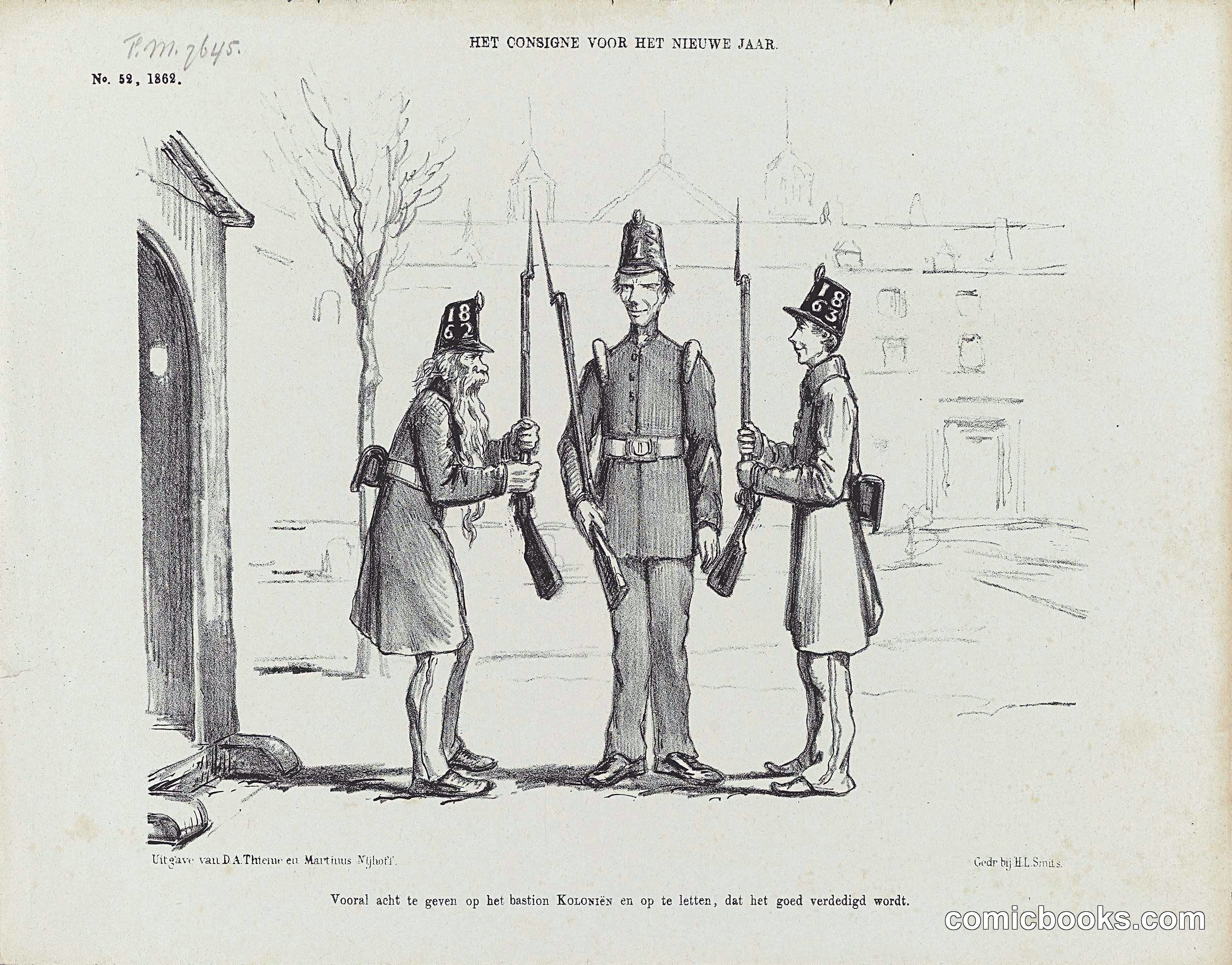 New Year's Guard Change, 1862–1863
