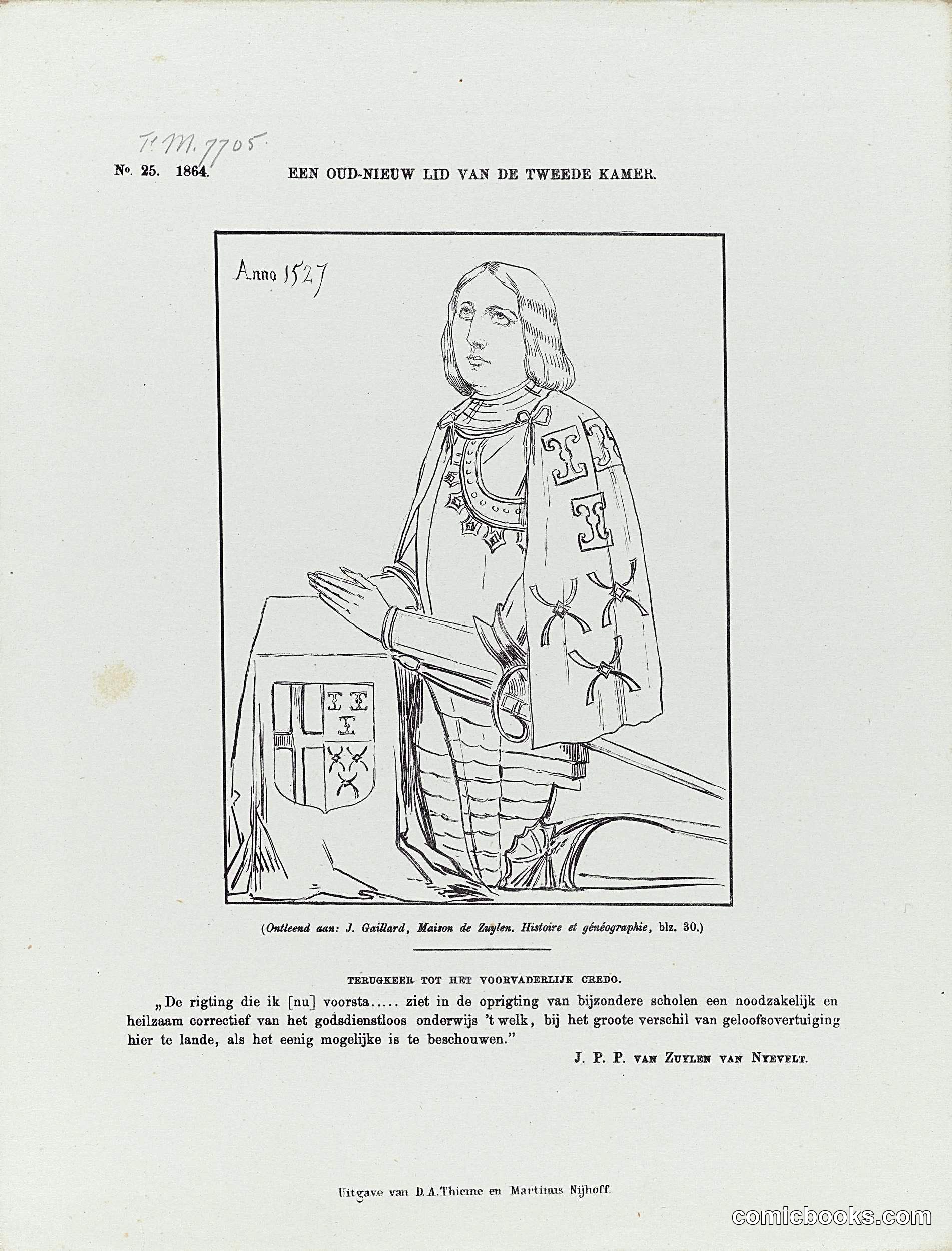 A Member of Parliament in the Second Chamber, 1864