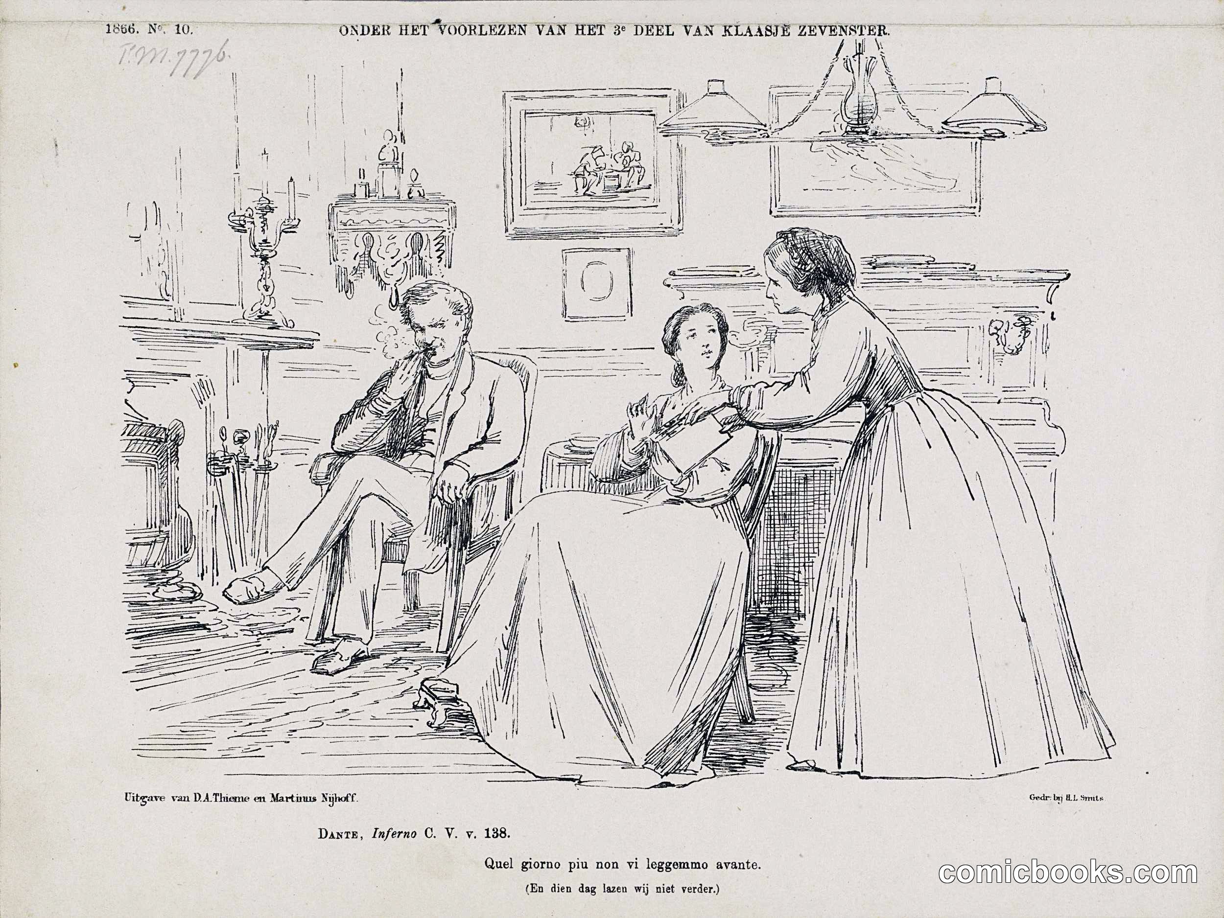 Illustration of a Domestic Scene from Klaasje Zevenster