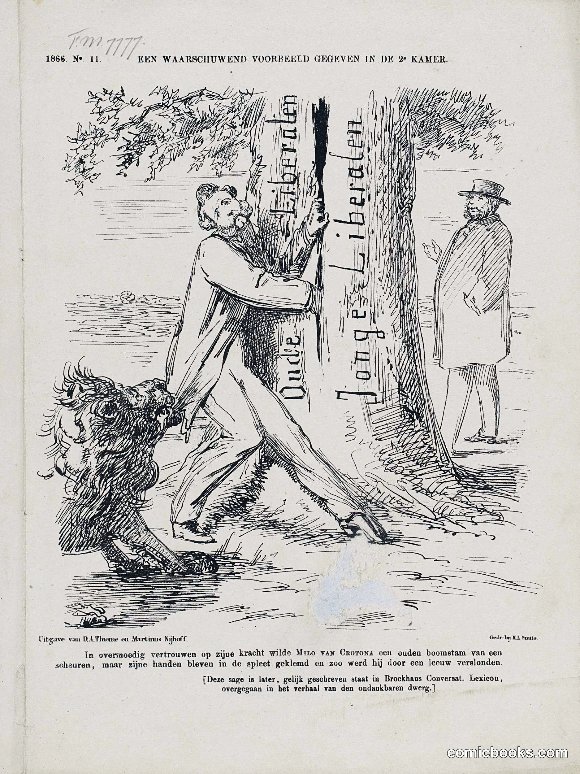 A Waarschuwend Voorbeeld Gegeven in de 2e Kamer [A Warning Example Given in the Second Chamber]