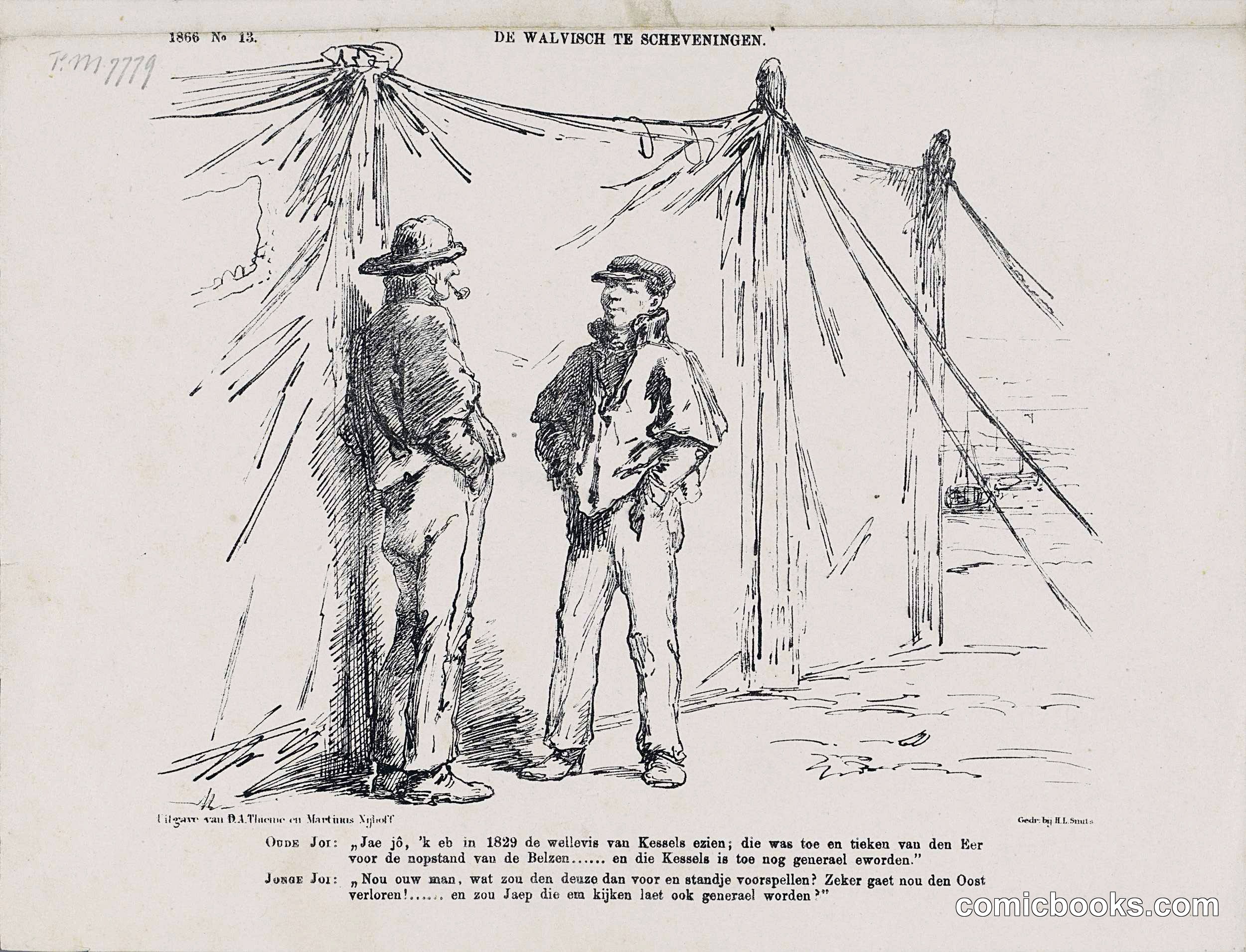 Political Cartoon on Affairs in the Indies