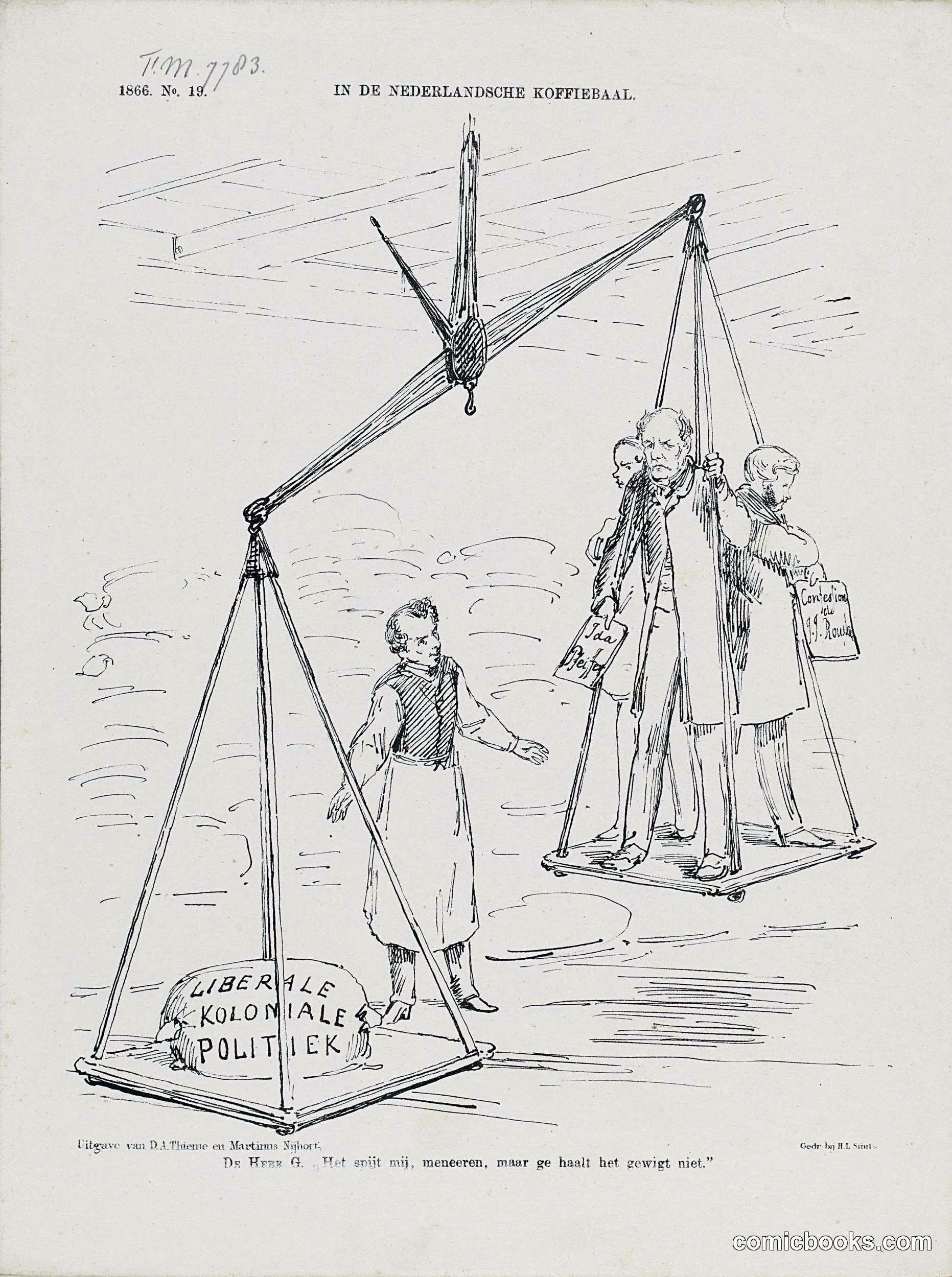 Liberal Colonial Politics (Spotprent op de liberale koloniale politiek)