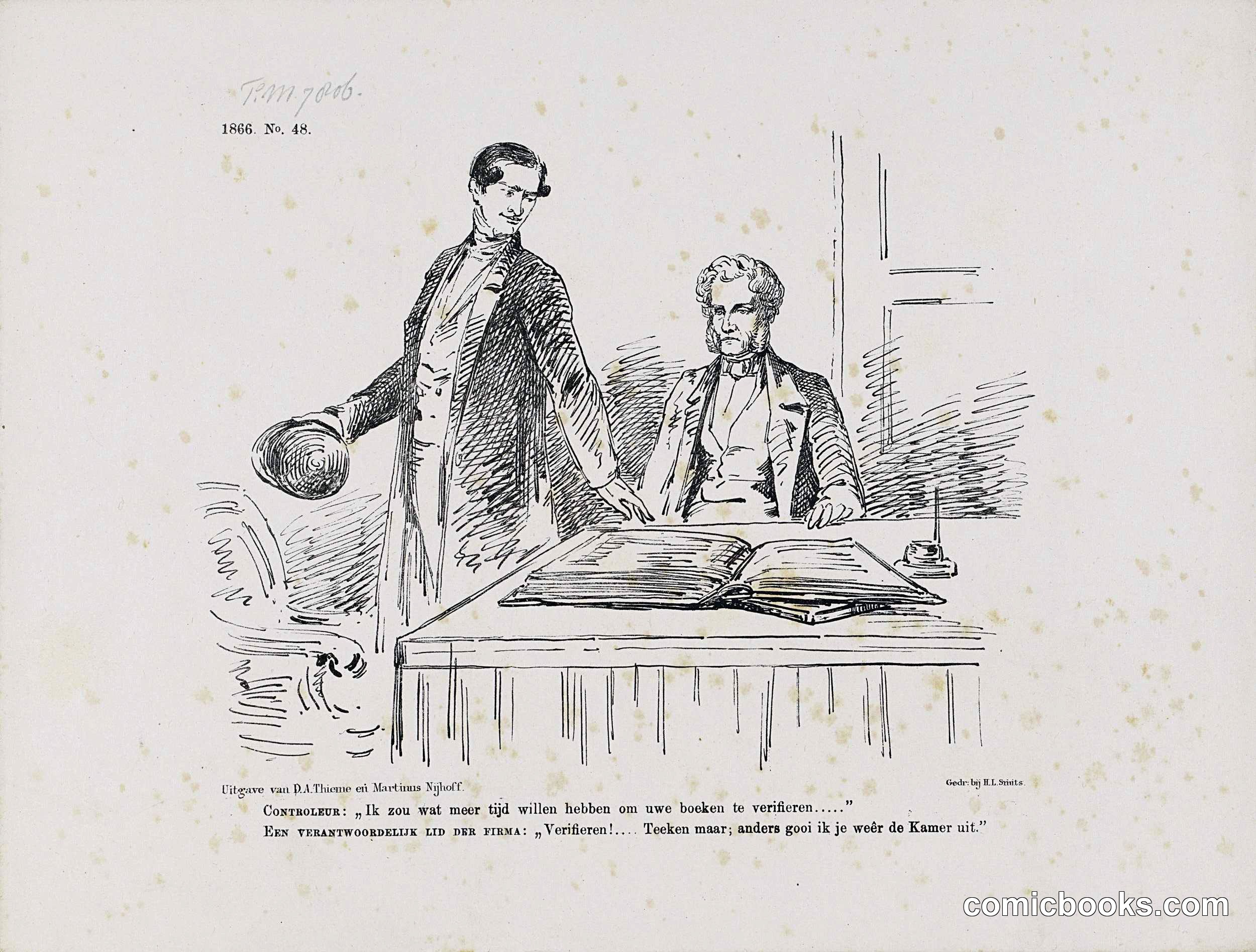 Controller and D.I. Thieme at Martinus Nijhoff's