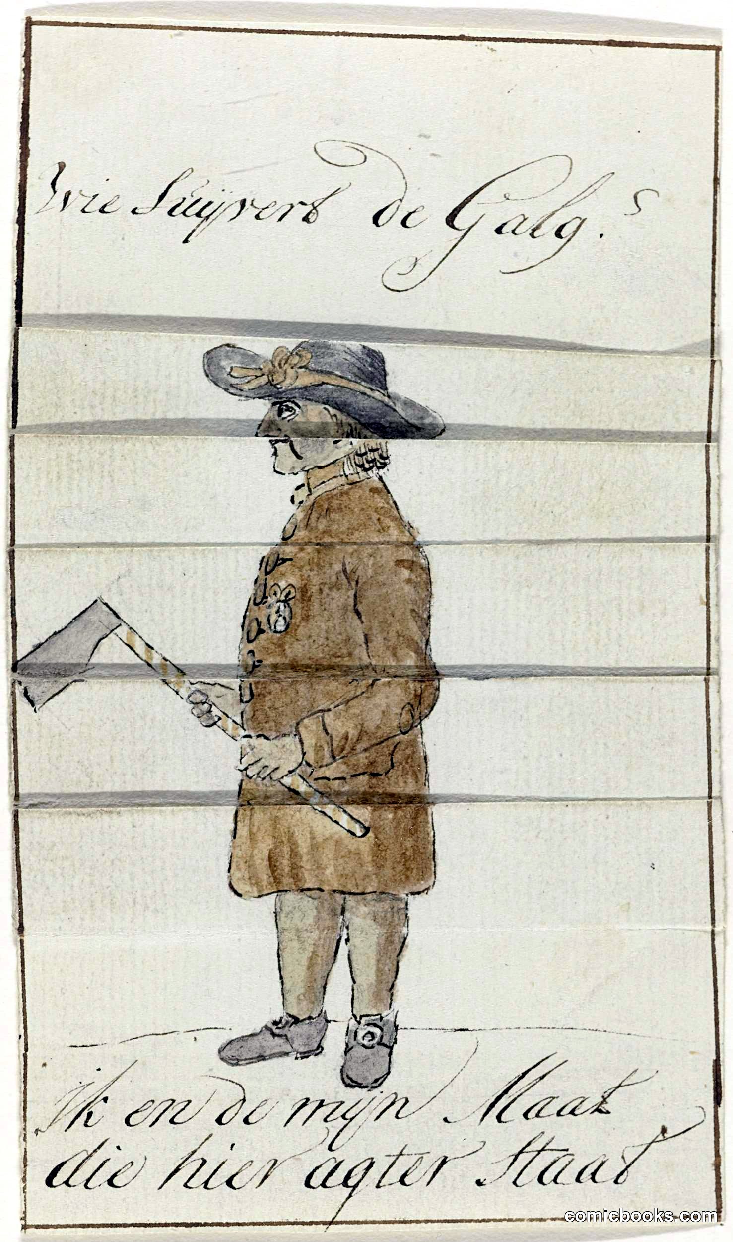 Spotprent op de orangist (Satire on the Orangist)