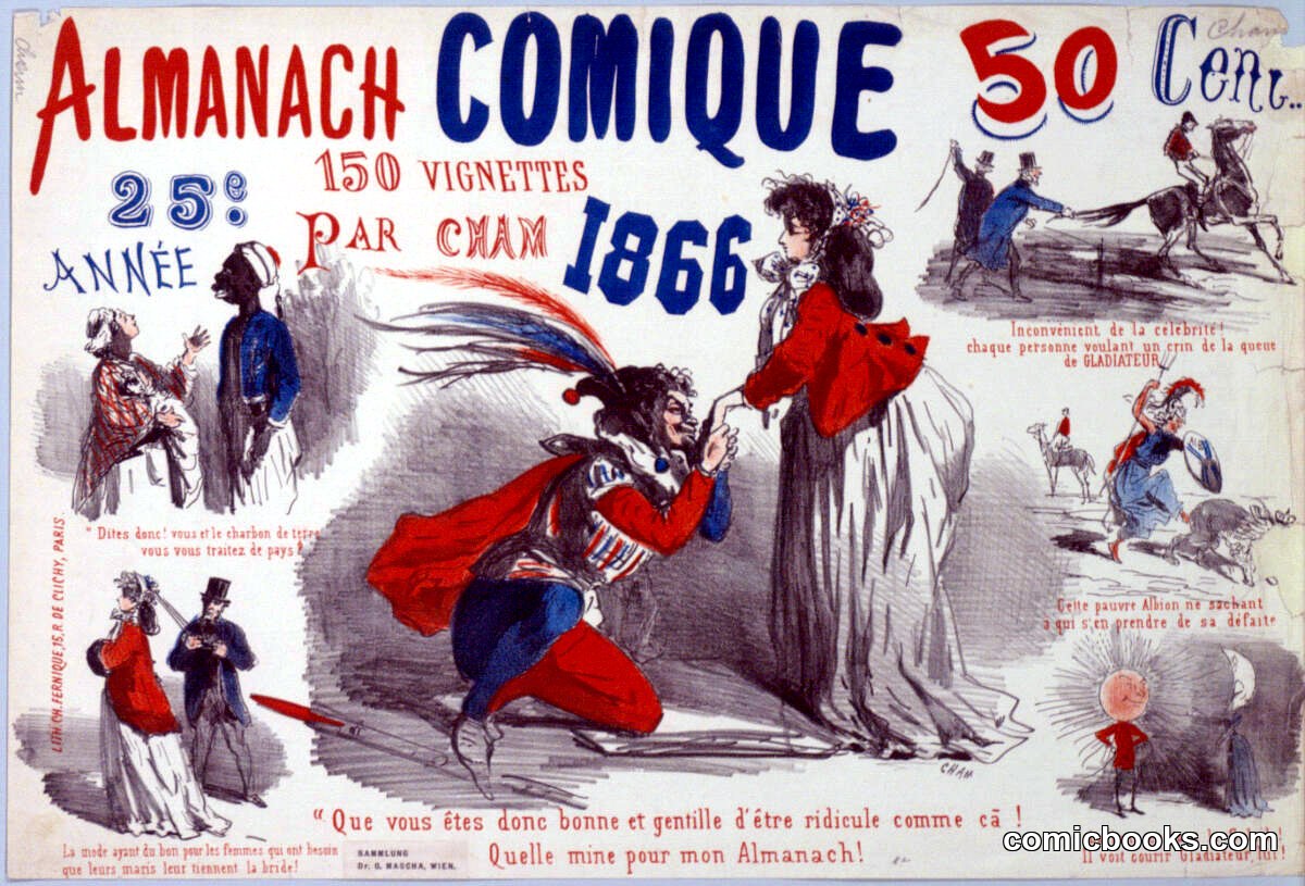 Almanach Comique, 25e Année — 150 Vignettes par Cham