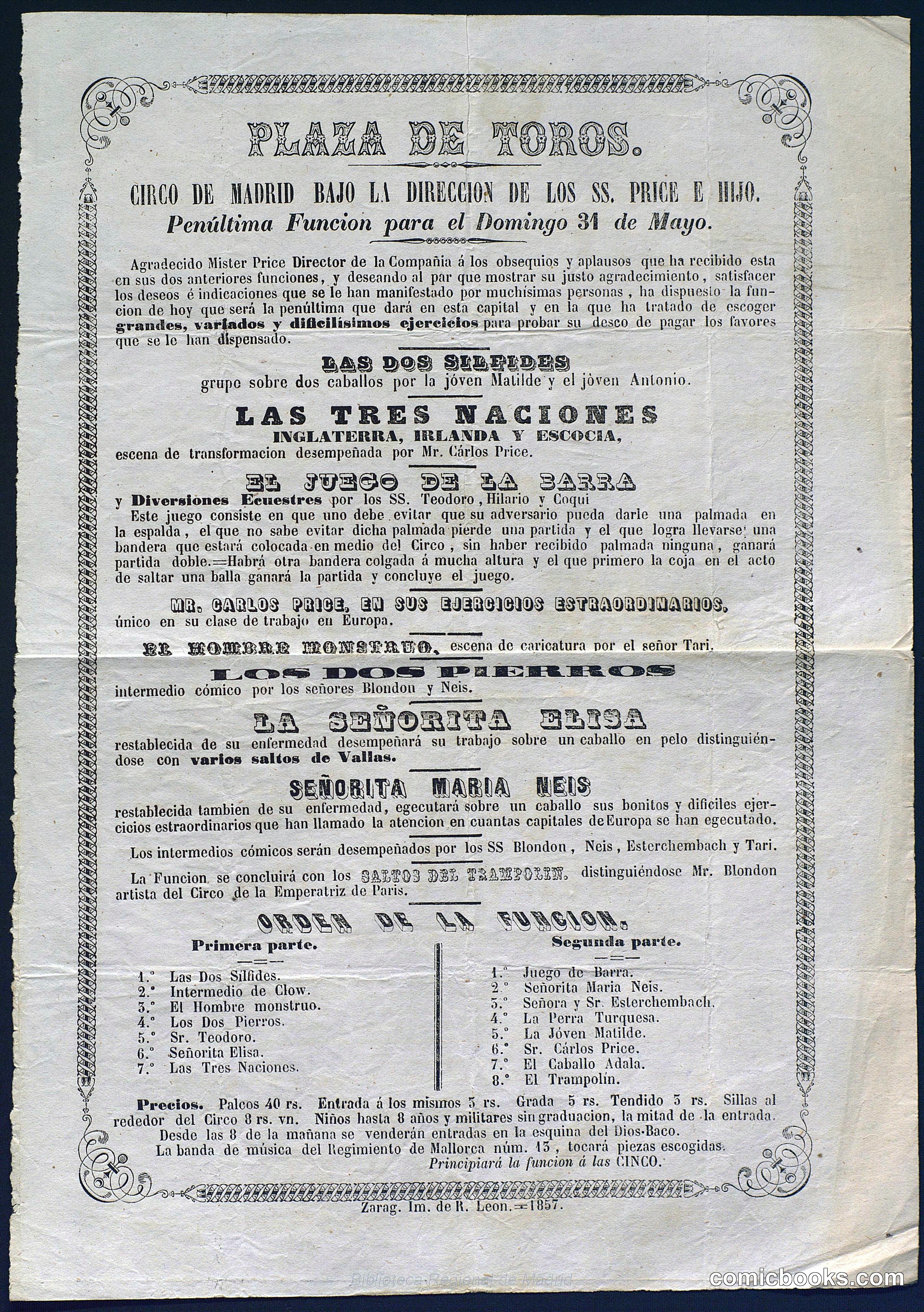 Plaza de Toros: Circo de Madrid