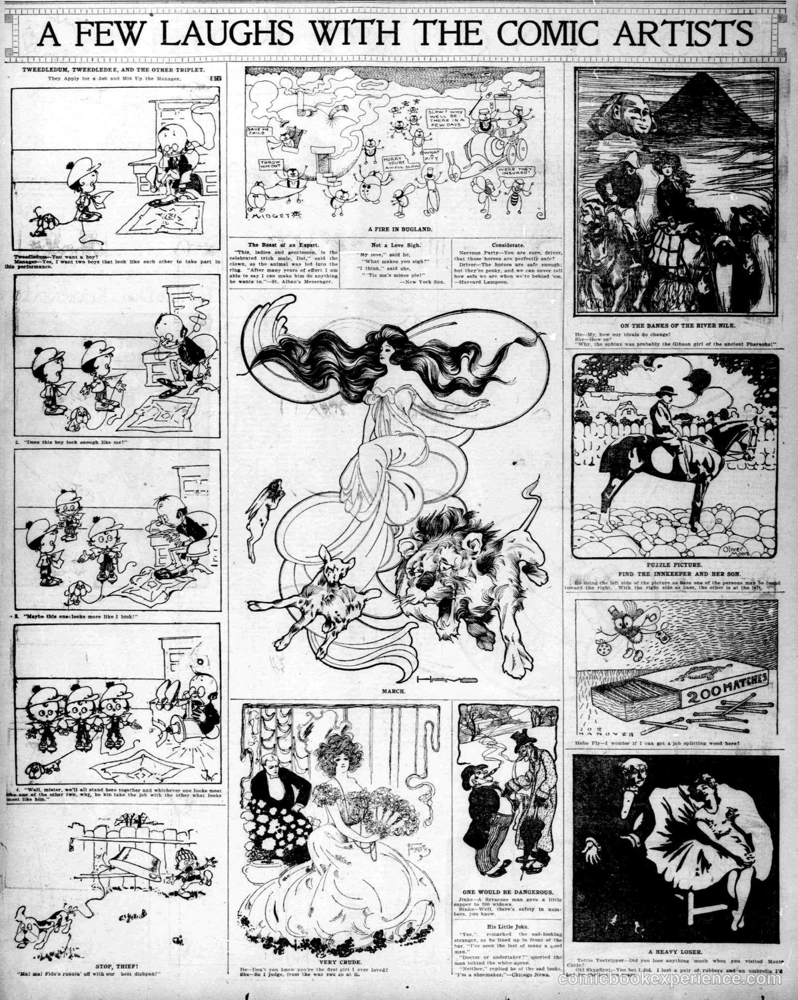 A Few Laughs with the Comic Artists