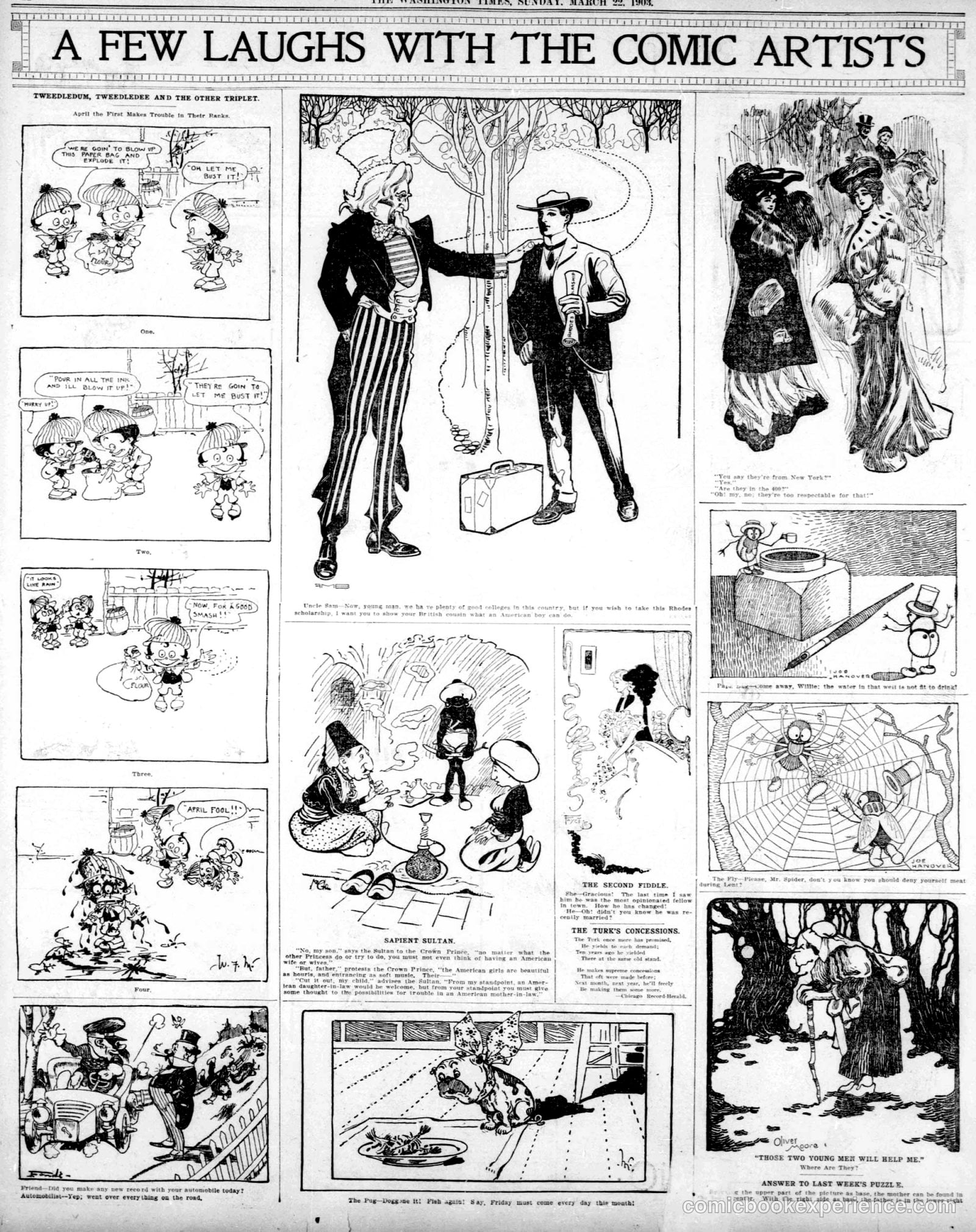 A Few Laughs with the Comic Artists