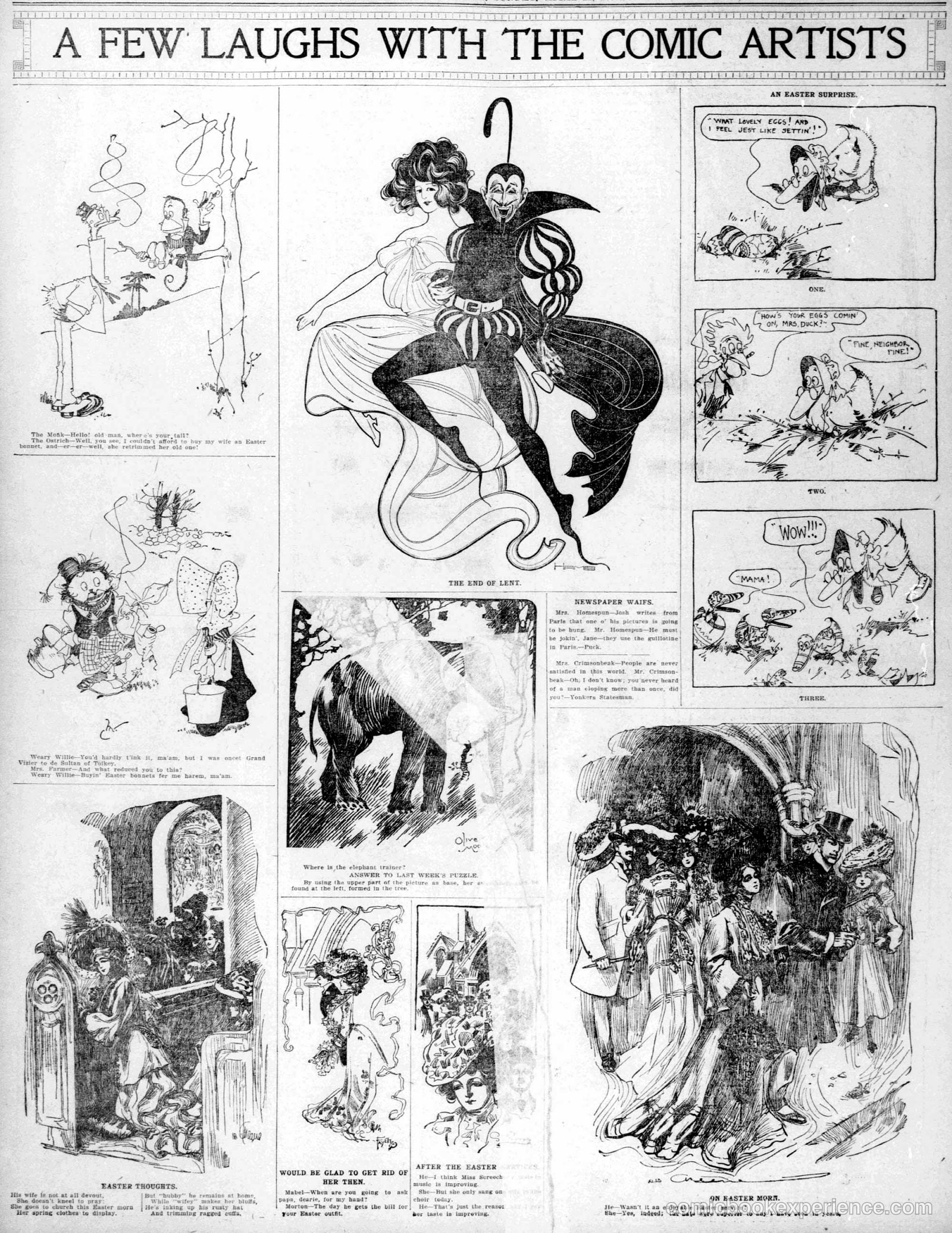 A Few Laughs With the Comic Artists