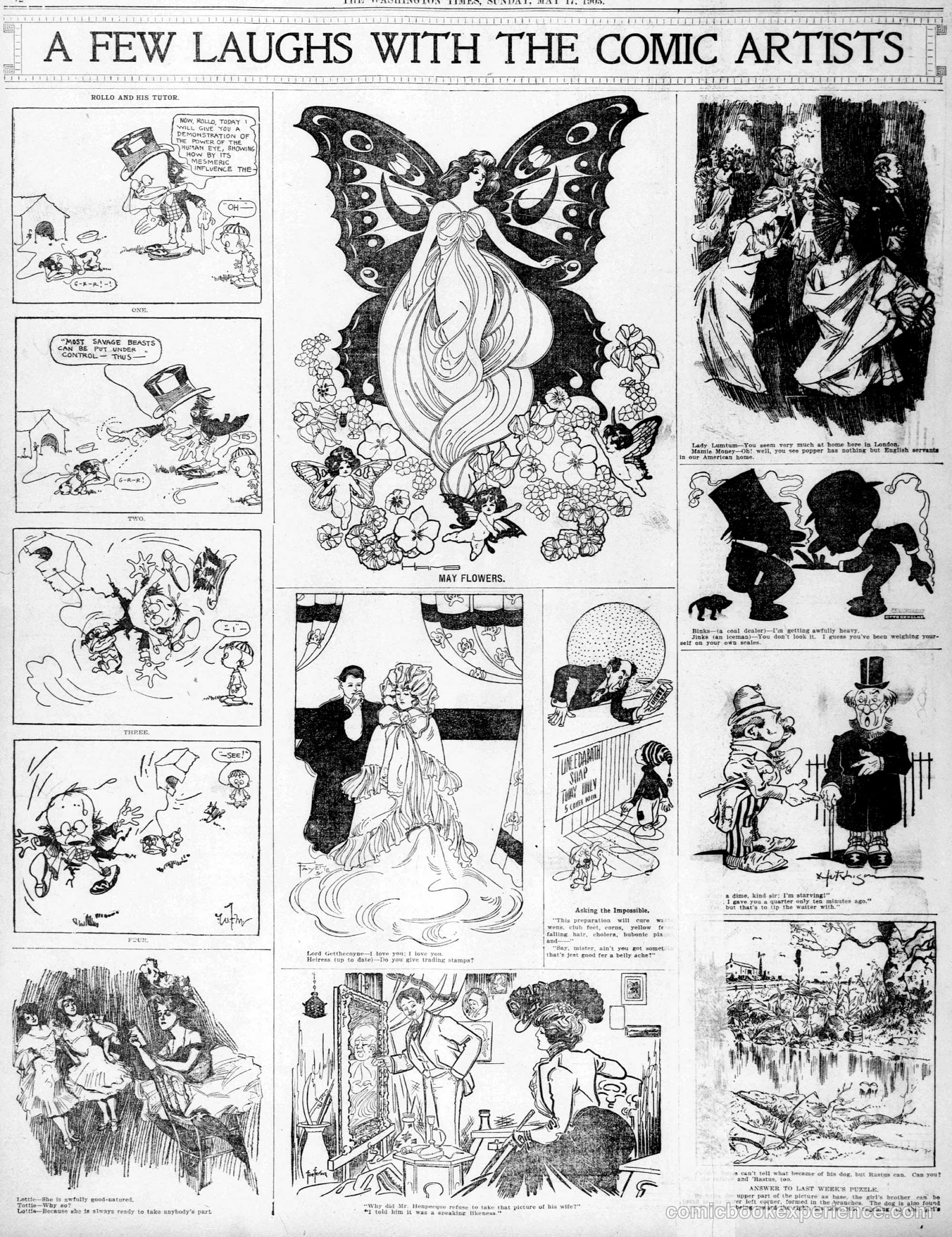 A Few Laughs with the Comic Artists