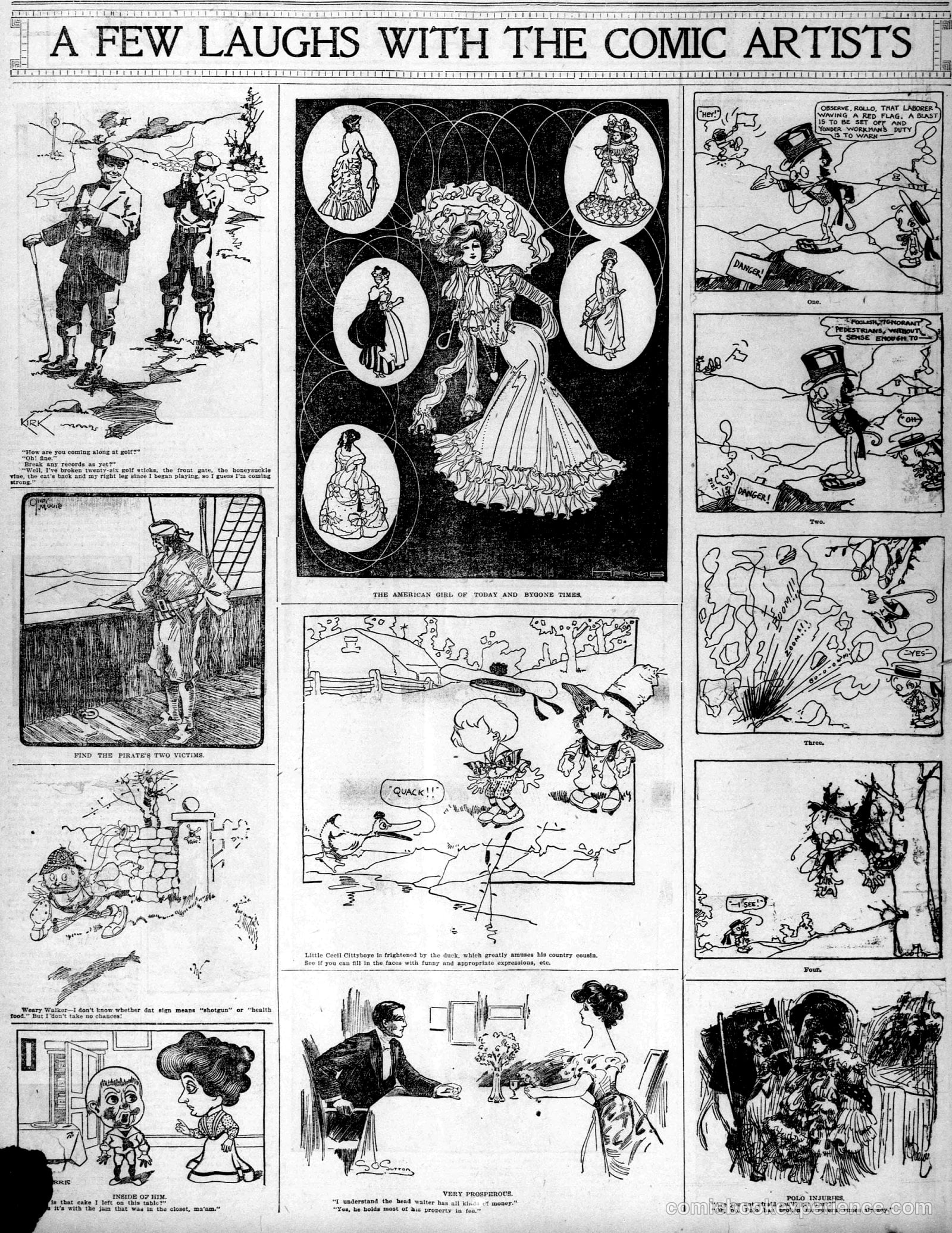A Few Laughs with the Comic Artists