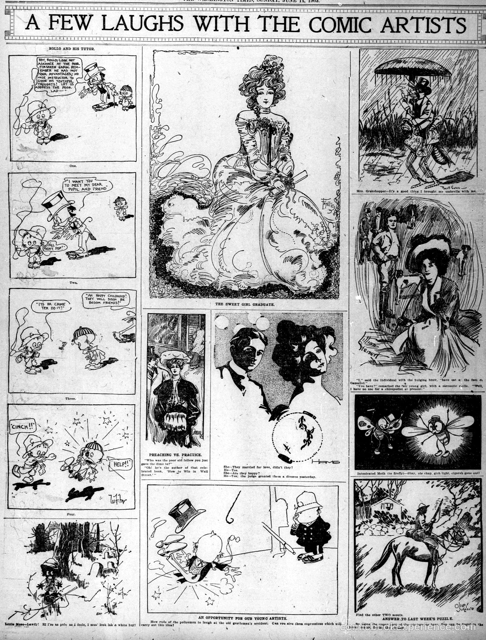 A Few Laughs with the Comic Artists
