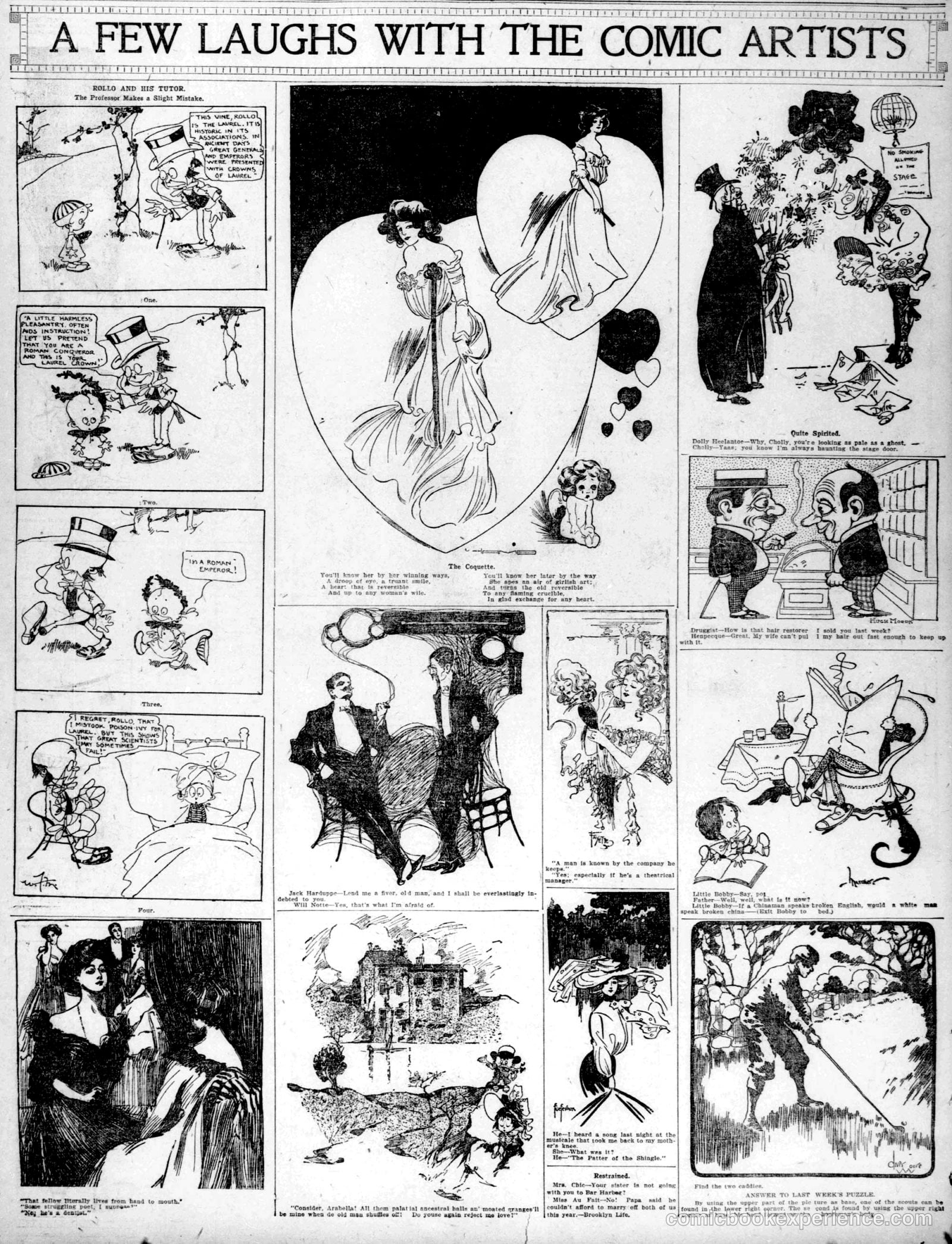 A Few Laughs With the Comic Artists
