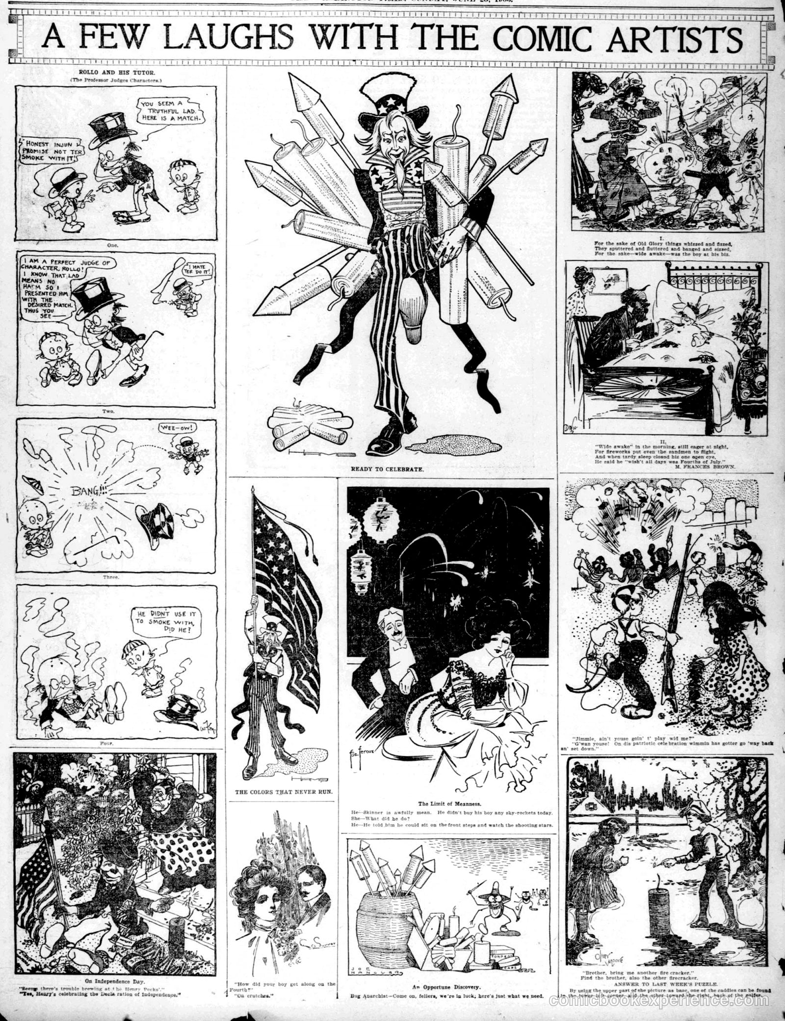A Few Laughs With the Comic Artists