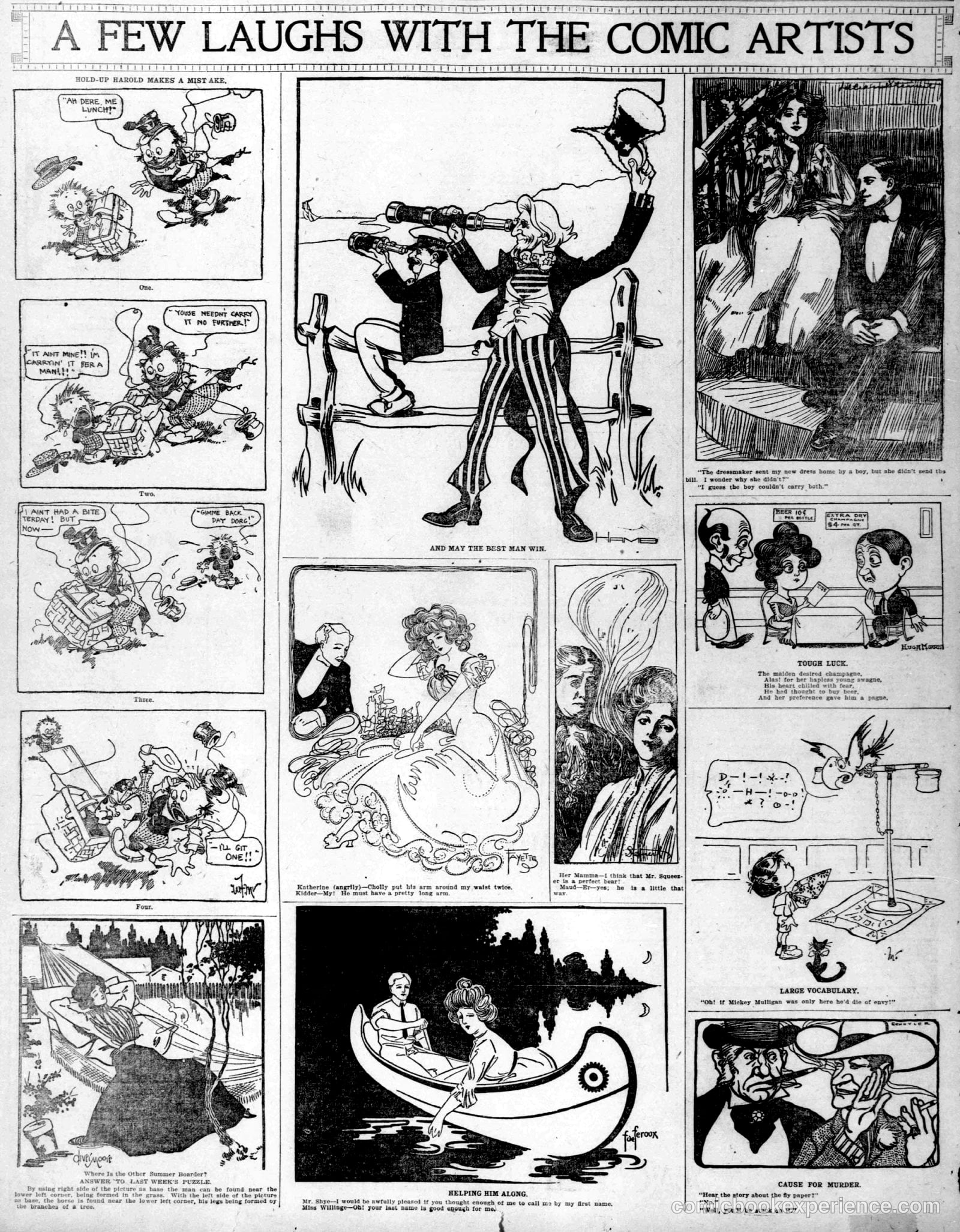 A Few Laughs With the Comic Artists