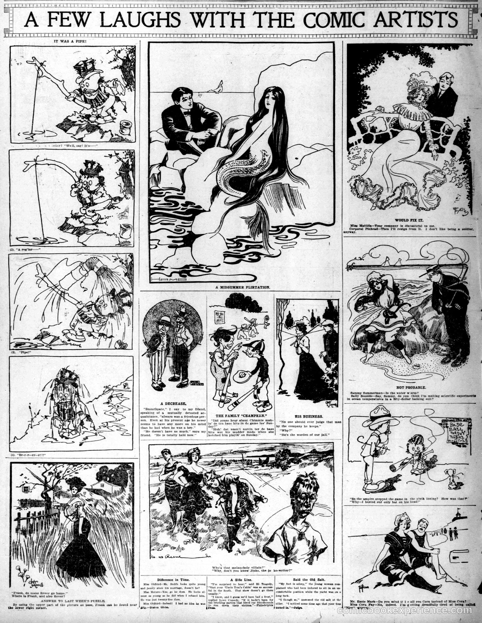 A Few Laughs With the Comic Artists