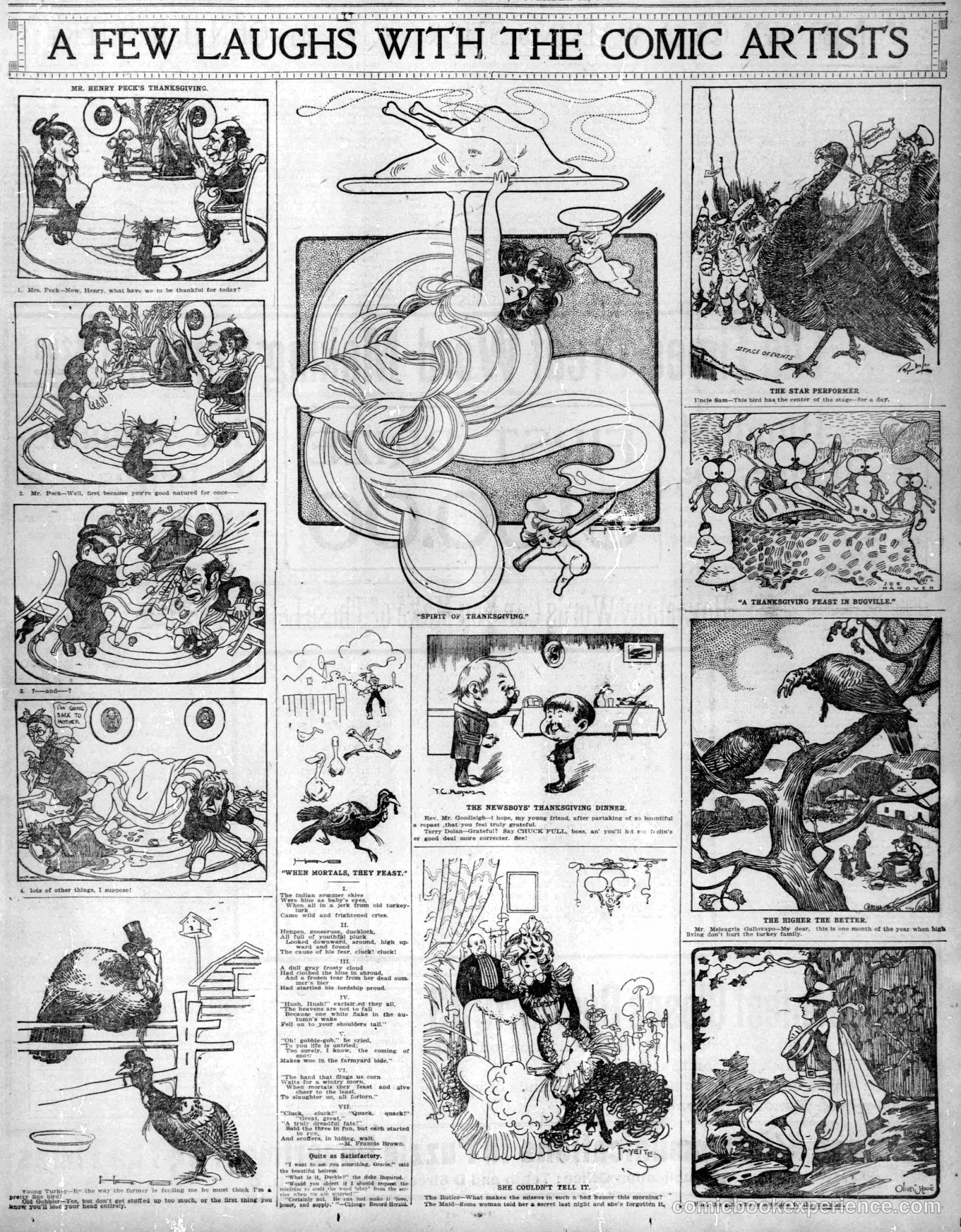 A Few Laughs with the Comic Artists