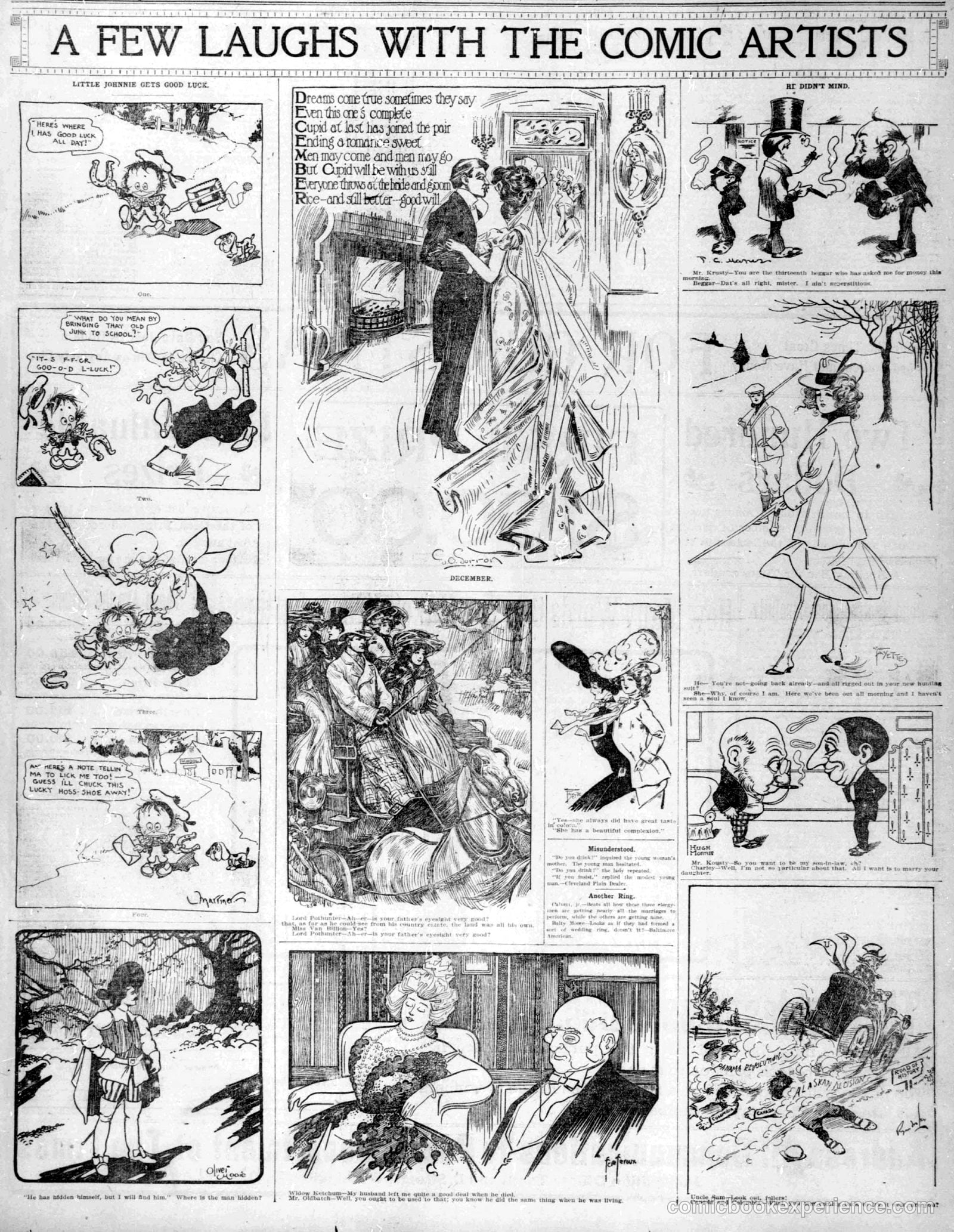 A Few Laughs With the Comic Artists