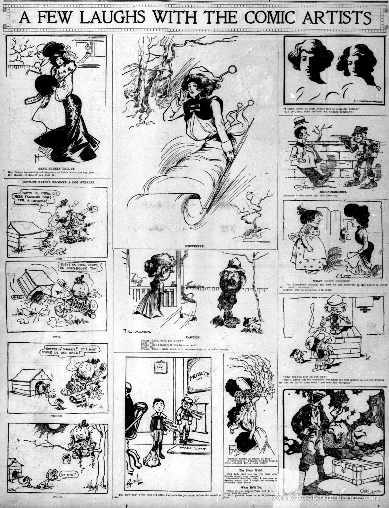 A Few Laughs with the Comic Artists