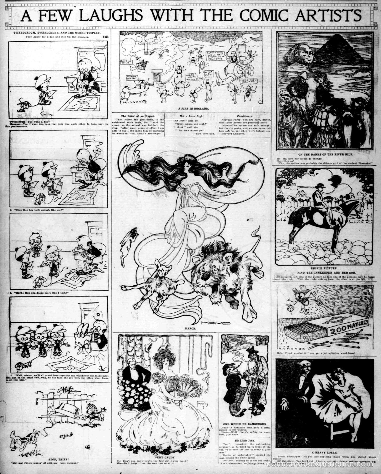 A Few Laughs with the Comic Artists