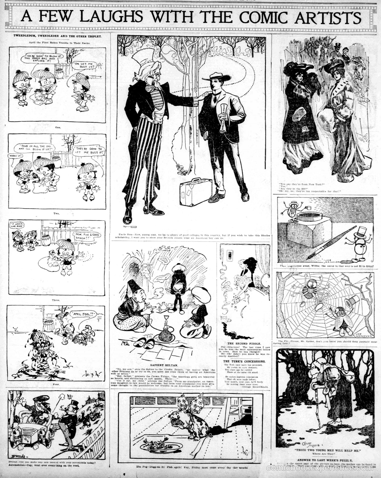 A Few Laughs with the Comic Artists