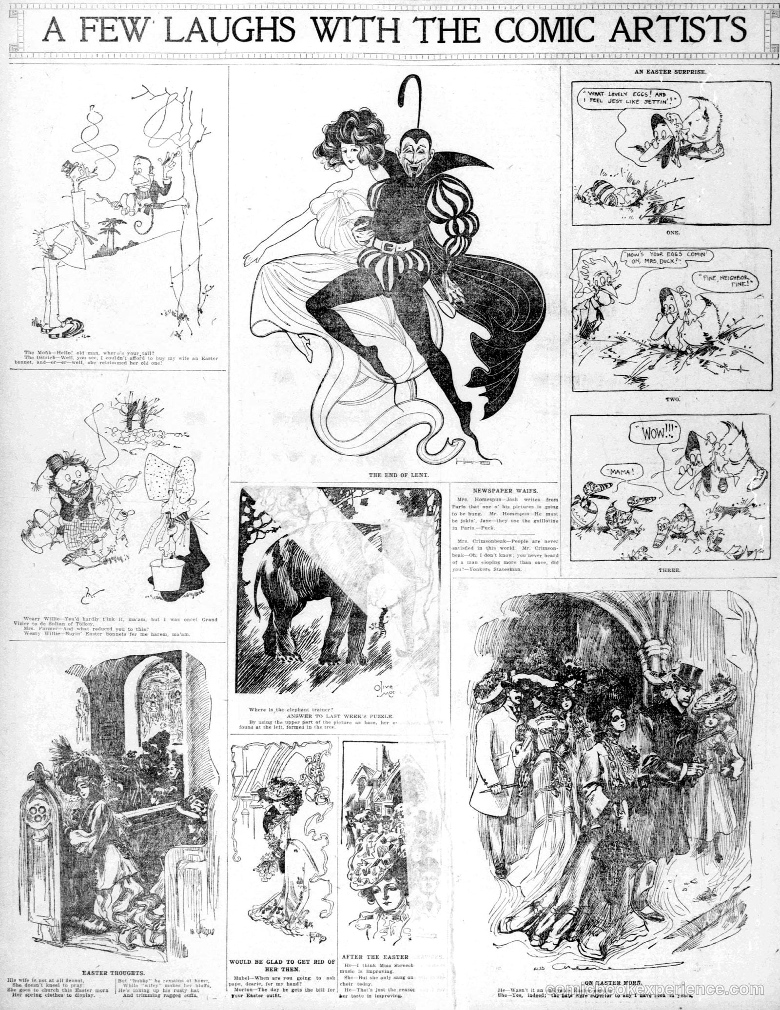 A Few Laughs With the Comic Artists