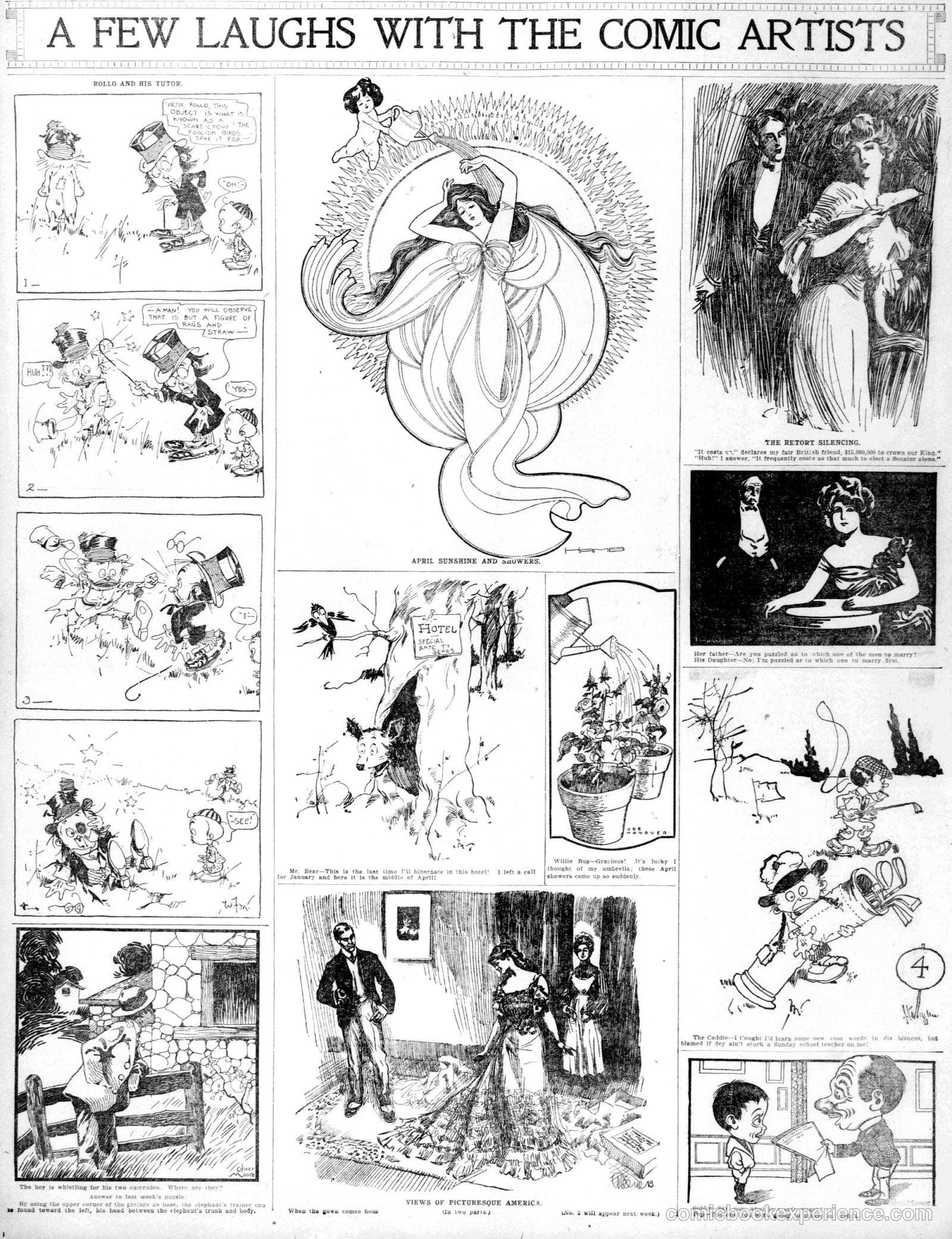A Few Laughs with the Comic Artists