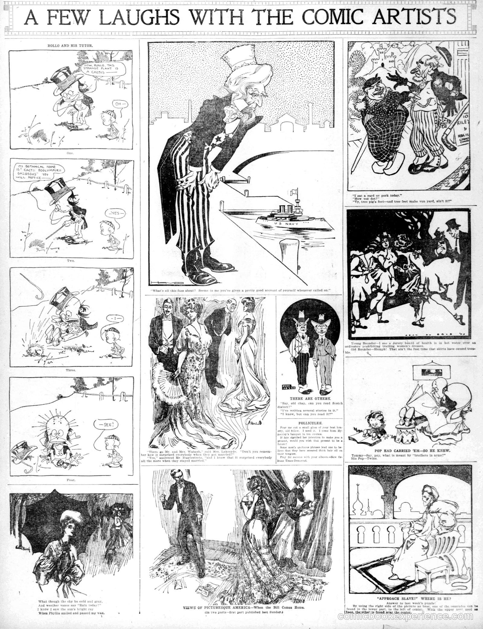 A Few Laughs with the Comic Artists