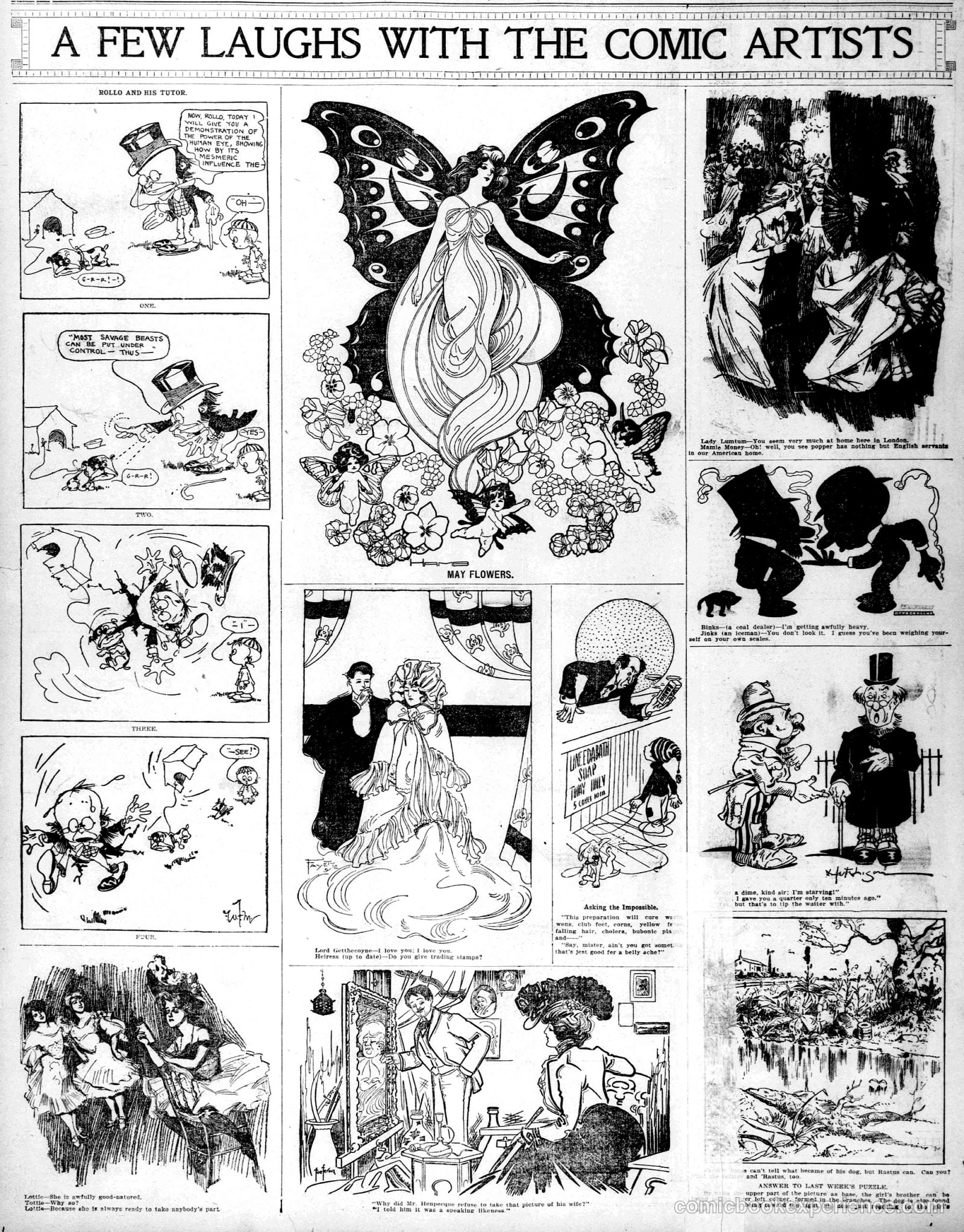 A Few Laughs with the Comic Artists