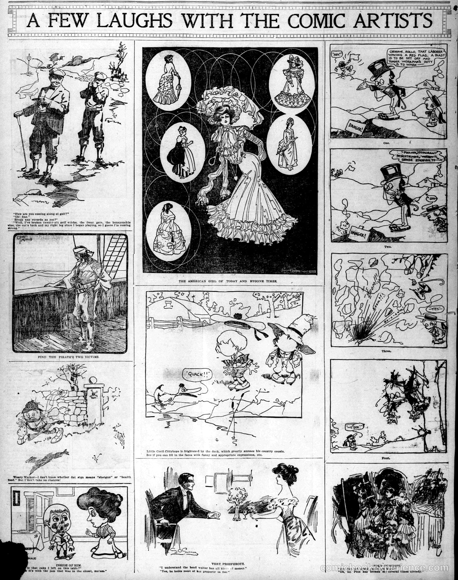 A Few Laughs with the Comic Artists