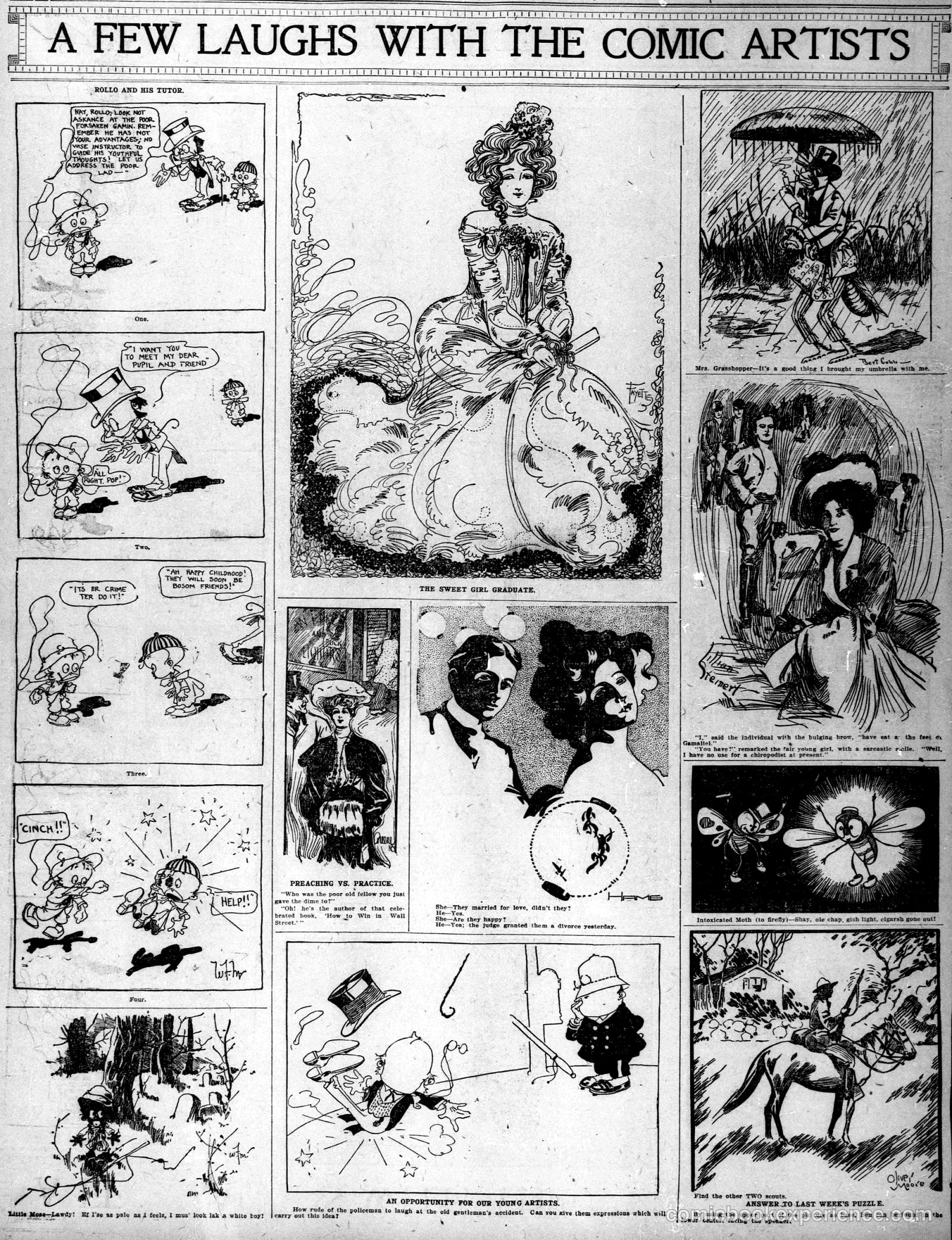 A Few Laughs with the Comic Artists