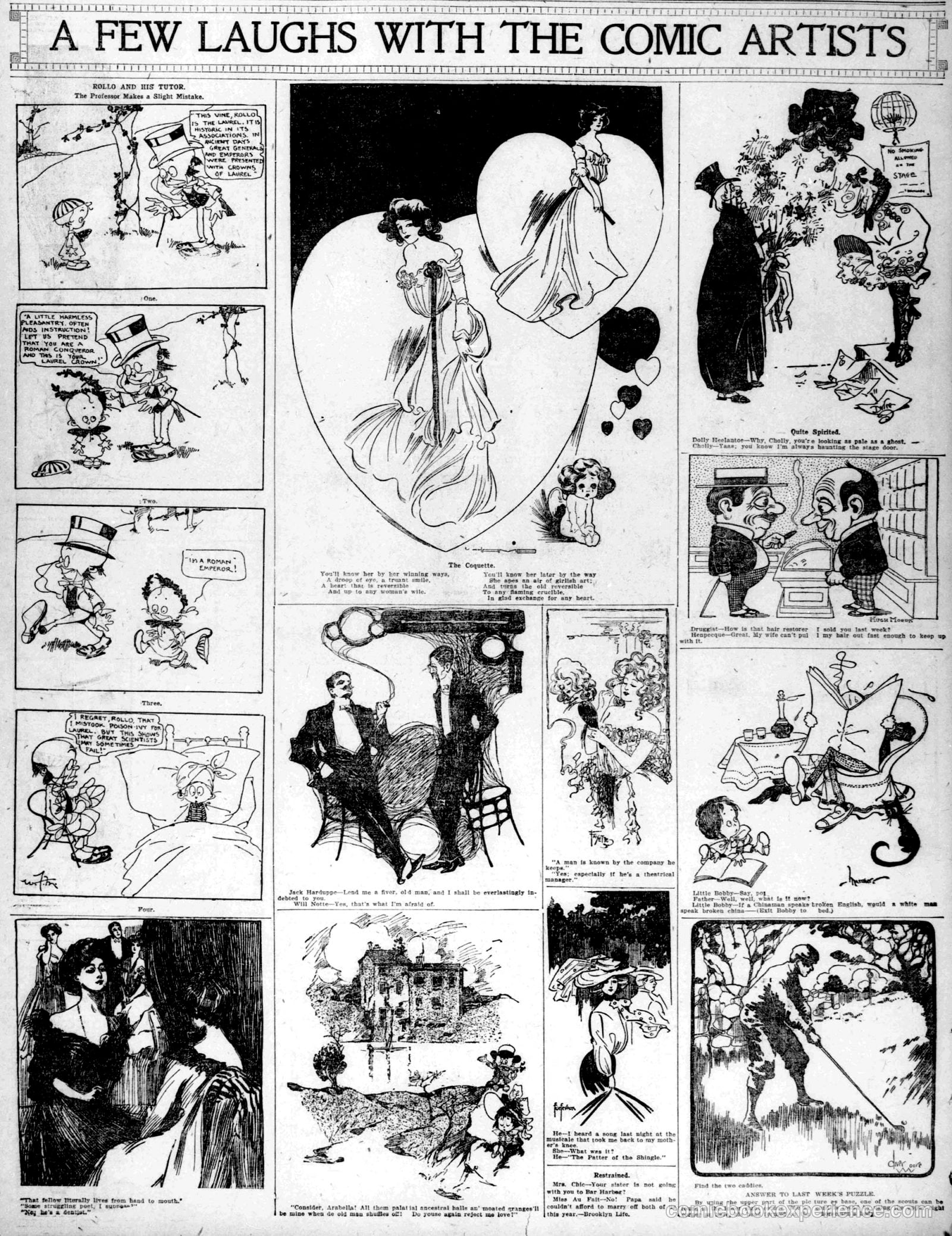 A Few Laughs With the Comic Artists