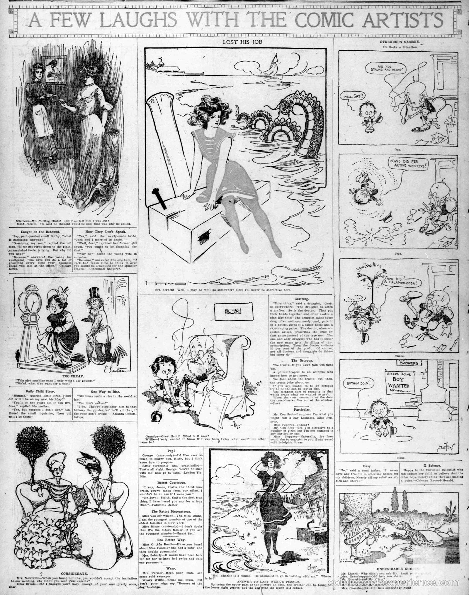 A Few Laughs With the Comic Artists