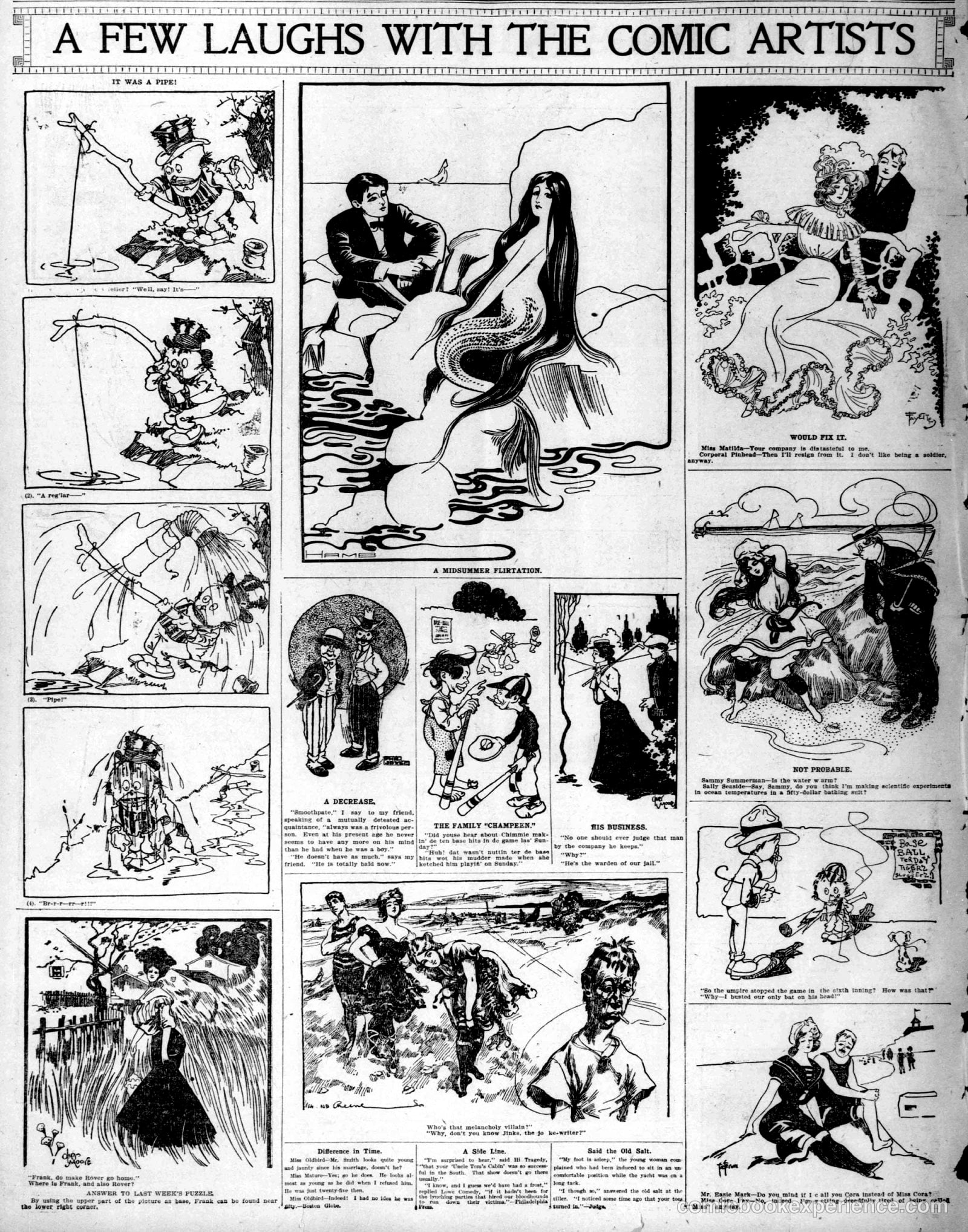 A Few Laughs With the Comic Artists